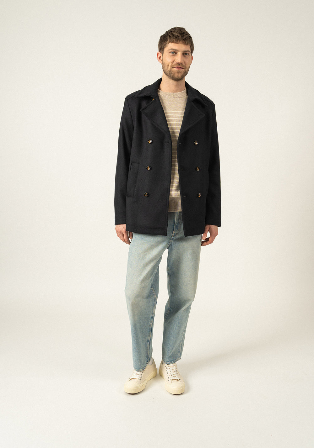 St Hilaire peacoat (NAVY)