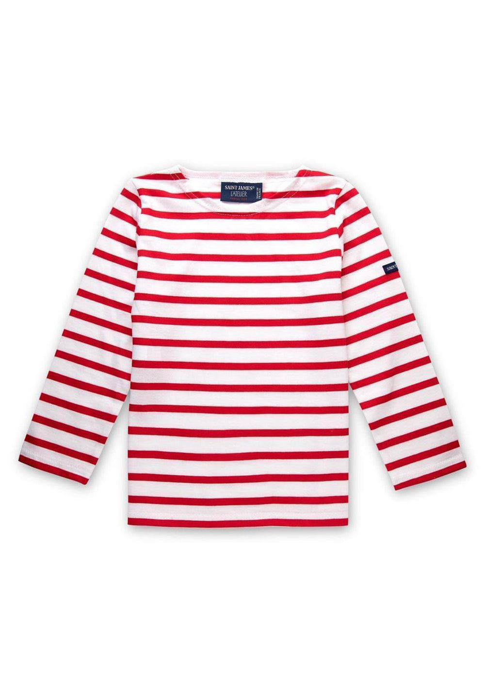 Miniquiers kids Breton shirt (NEIGE/TULIPE)