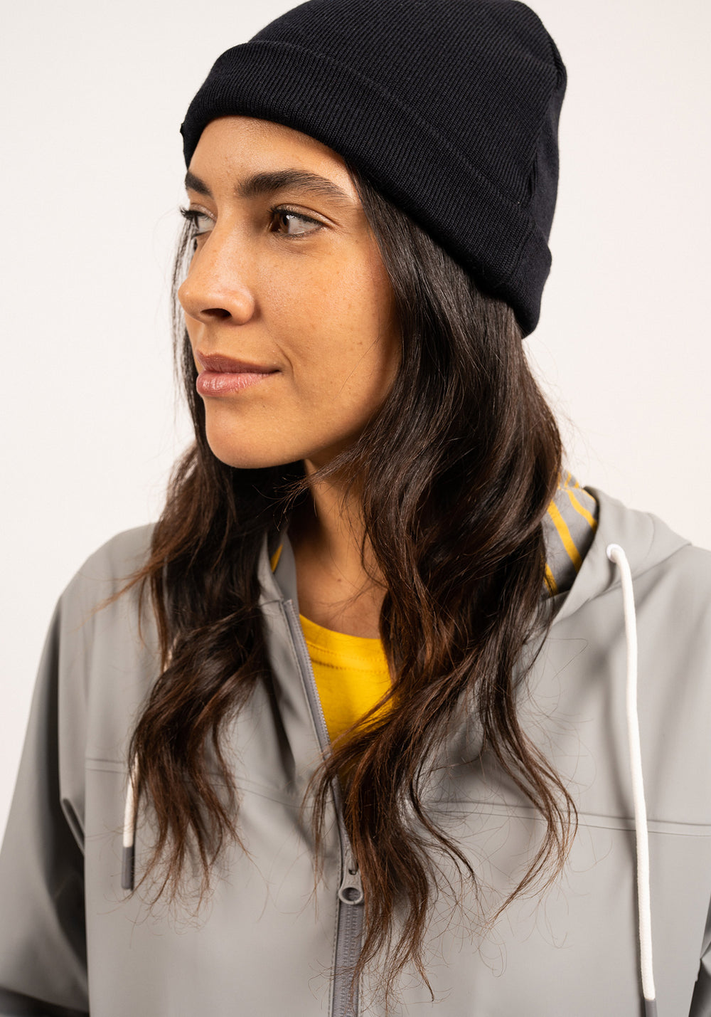 Gemini hat - in wool, lined with cotton (NAVY)