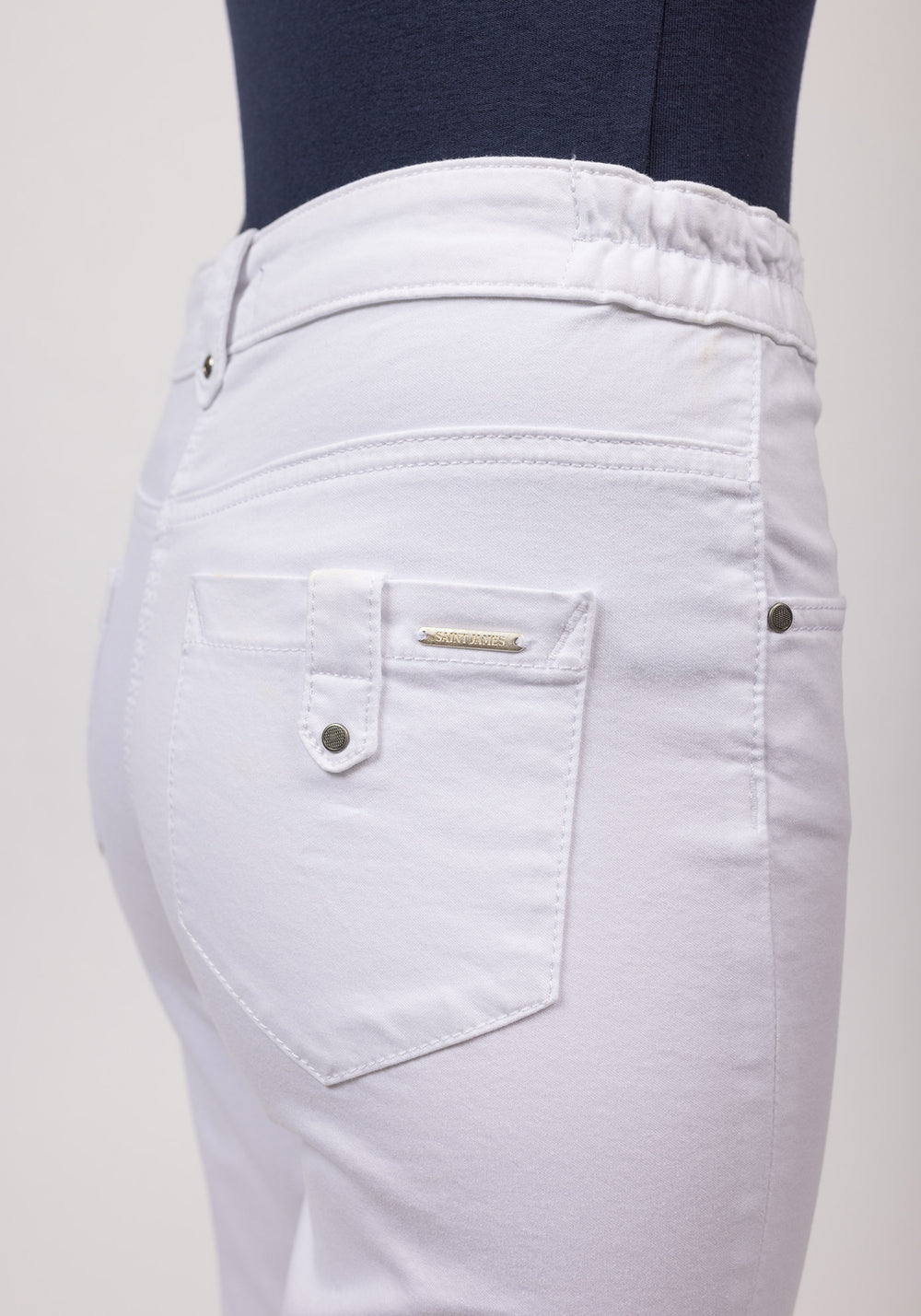 Elodie Capri pants (BLANC)