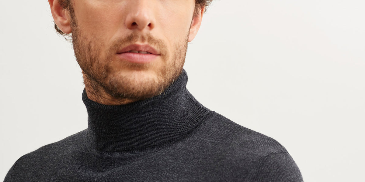 Lery jumper high neck in plain wool SAINT JAMES Official website Saint James EU