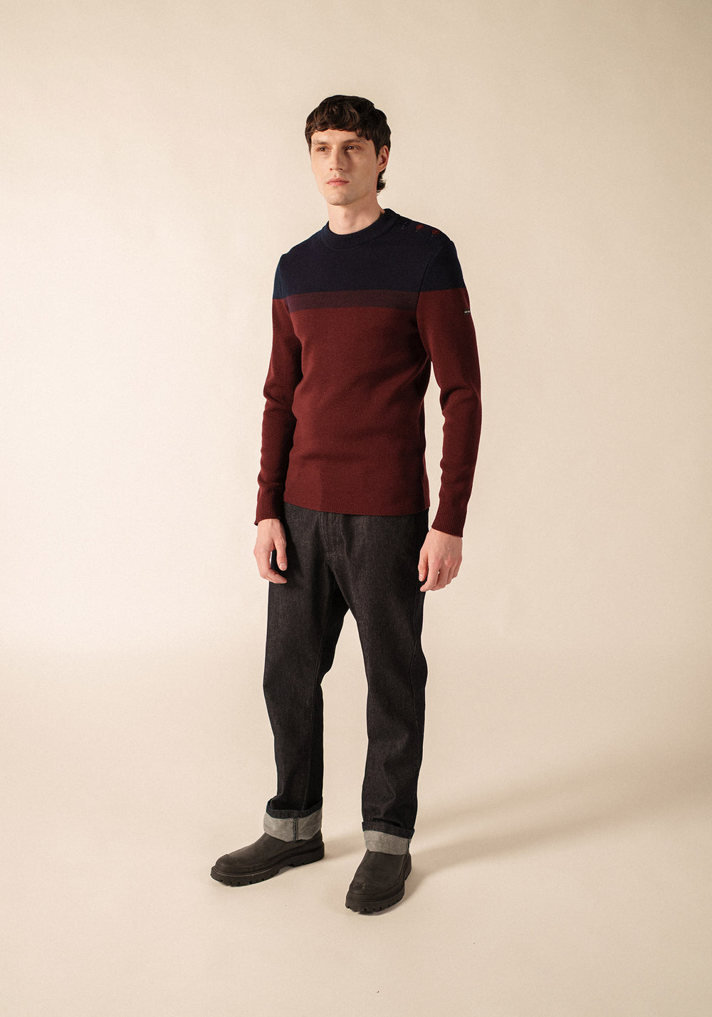 Jersey marinero de Bretaña (TWEED/MARINO)