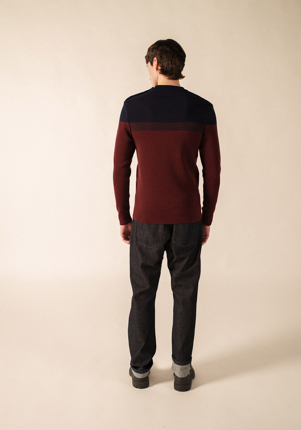 Jersey marinero de Bretaña (TWEED/MARINO)