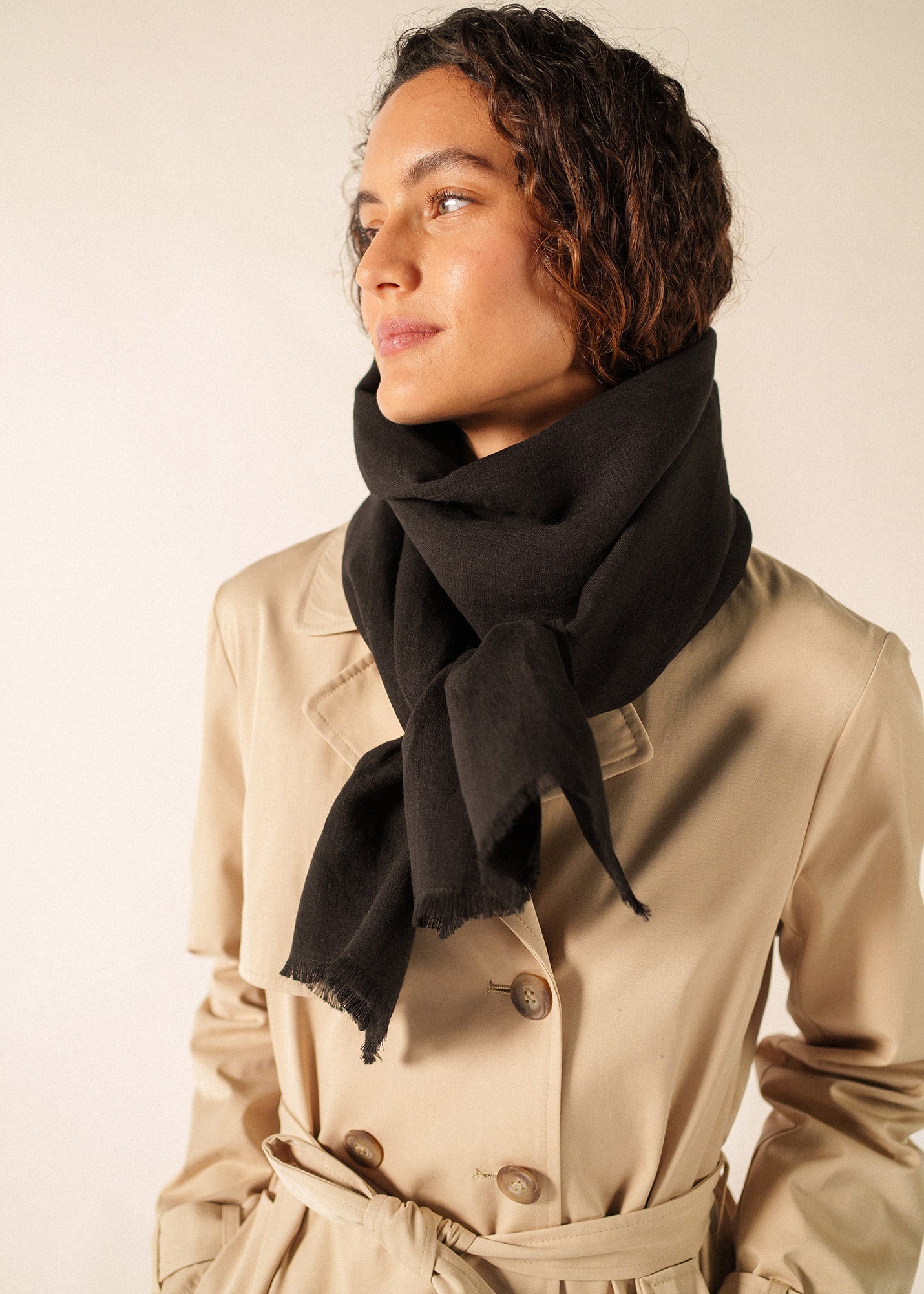Linen scarf made in France | SAINT JAMES Official website • SAINT