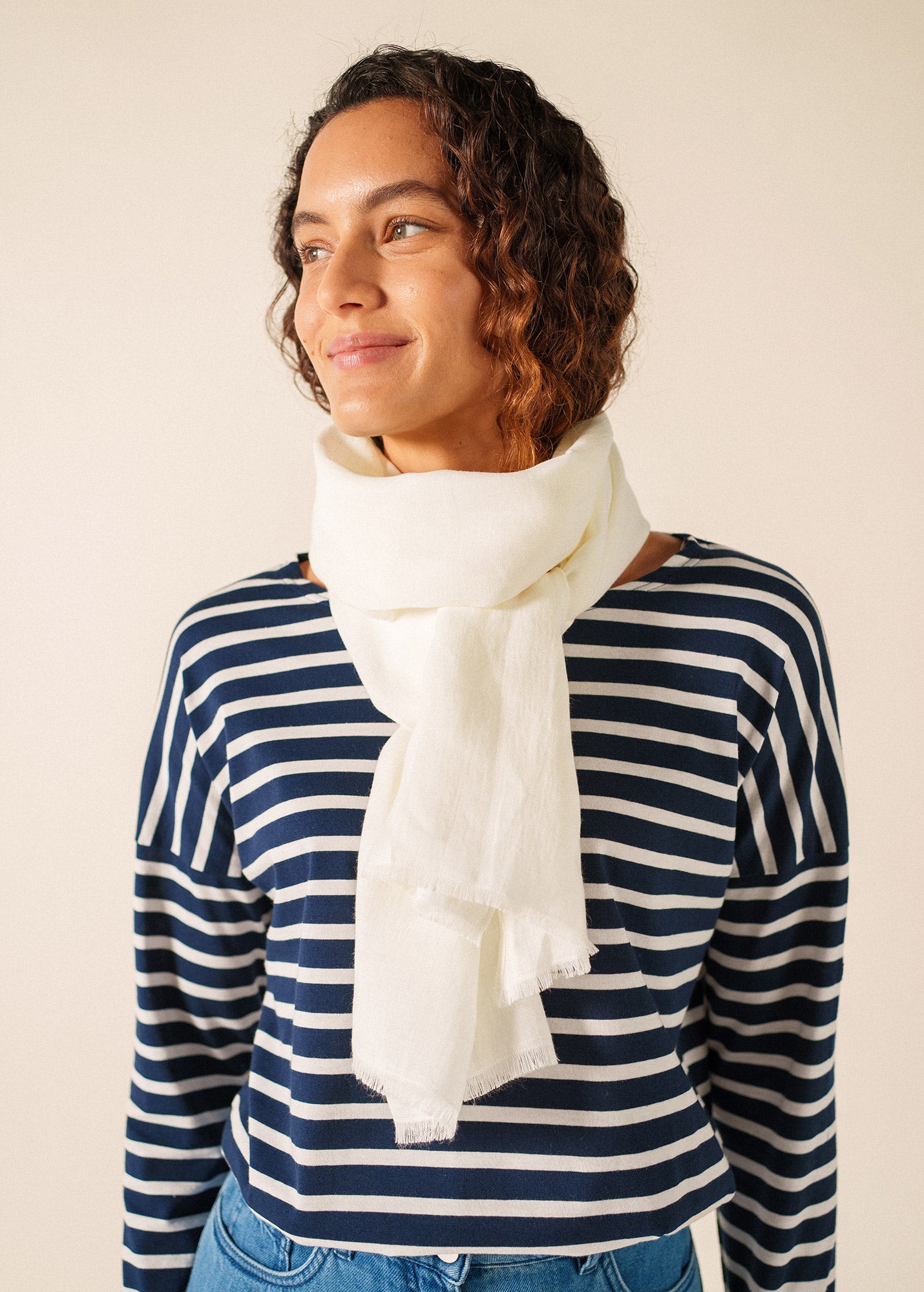 Linen scarf made in France | SAINT JAMES Official website • SAINT