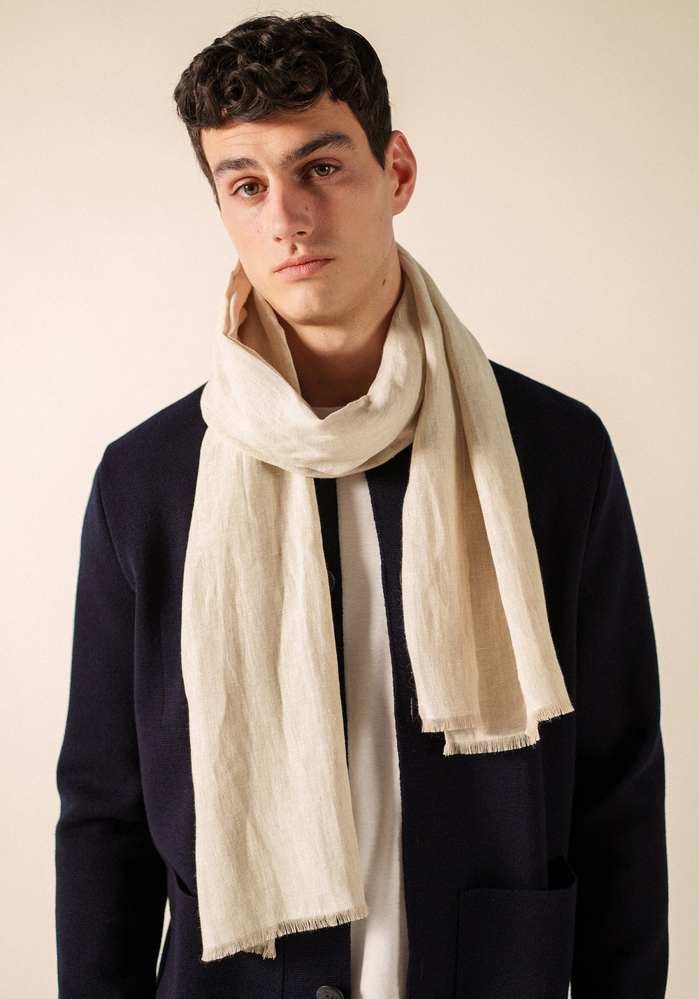 Linen scarf (NATUREL)