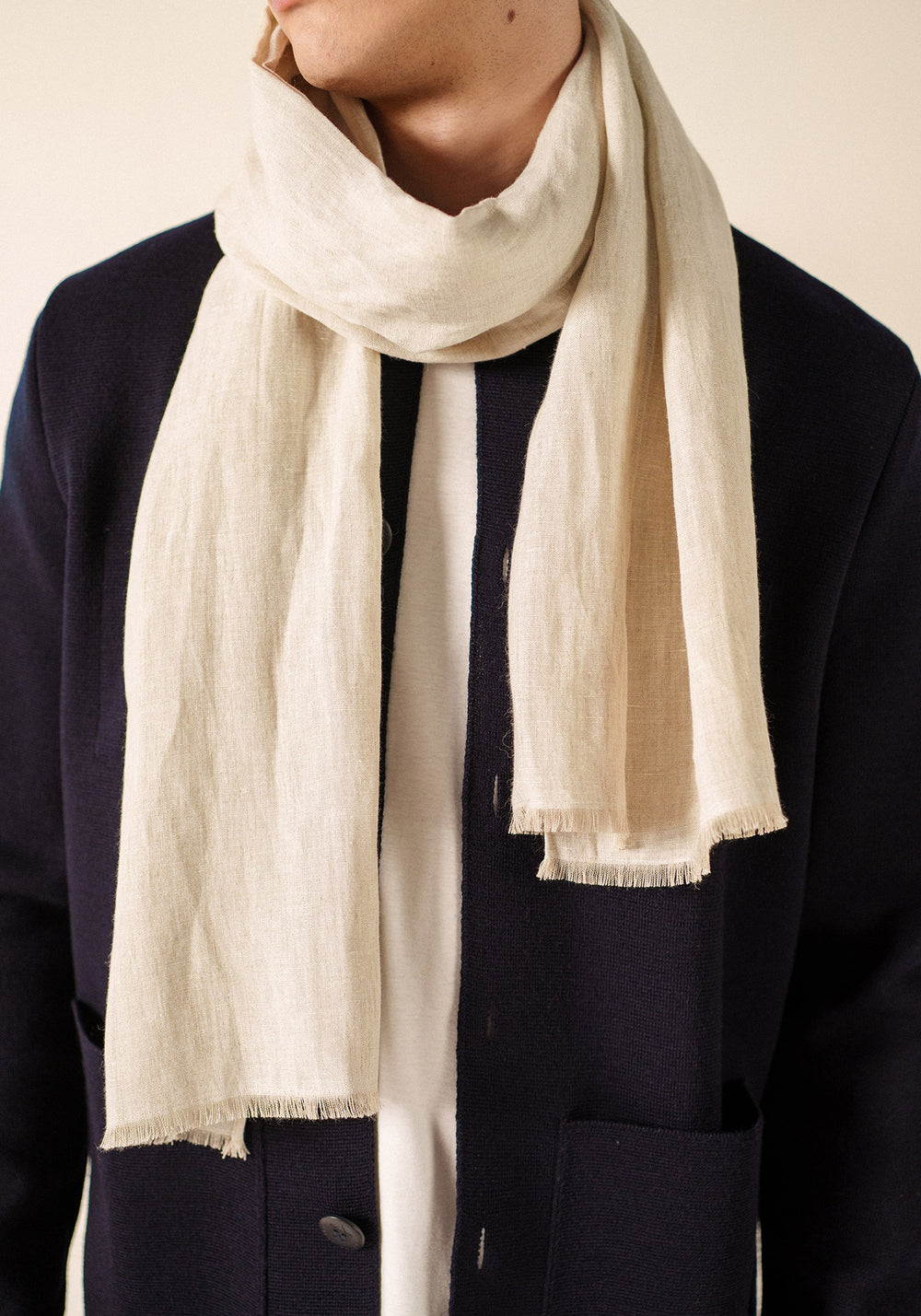 Linen scarf (NATUREL)