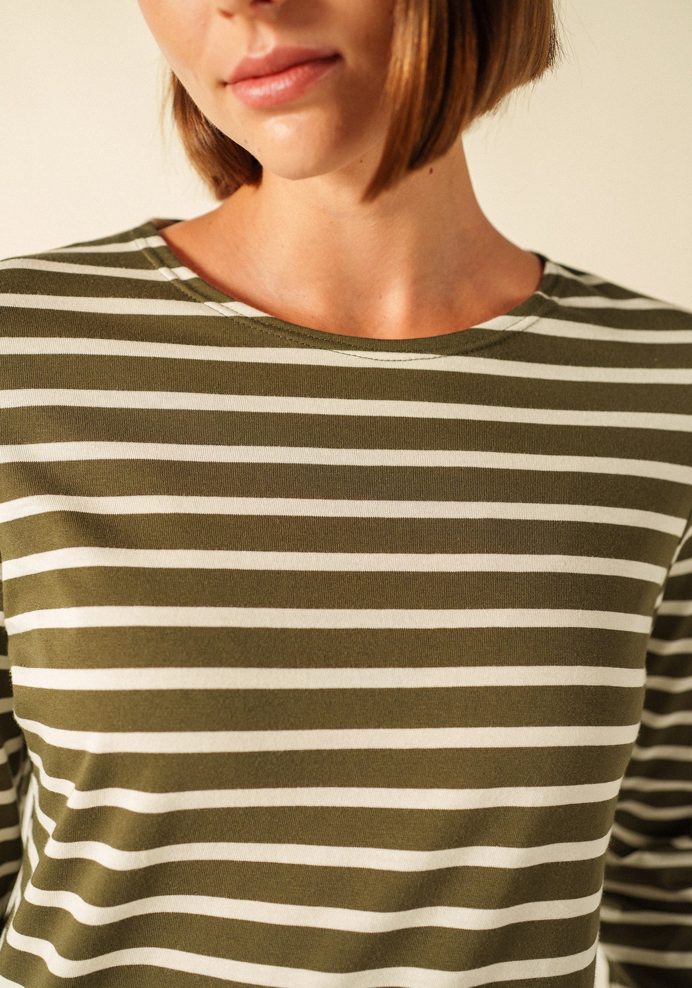 Camiseta marinera Minquidame (LAND/ECRU)