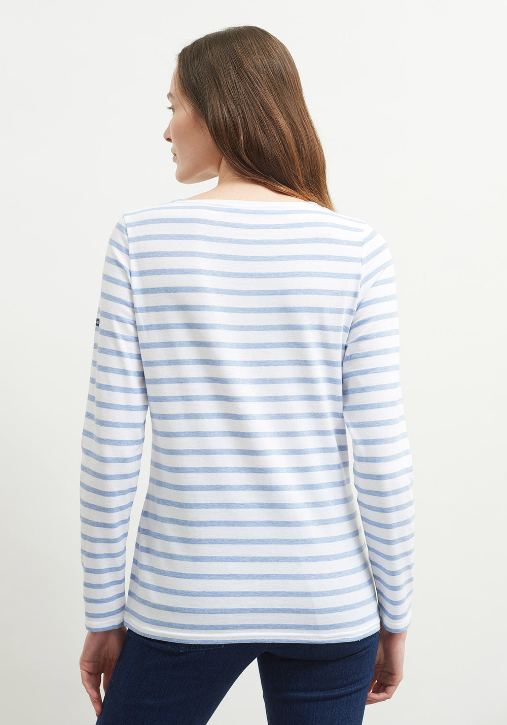 Minquidame Breton shirt (NEIGE/DENIM)