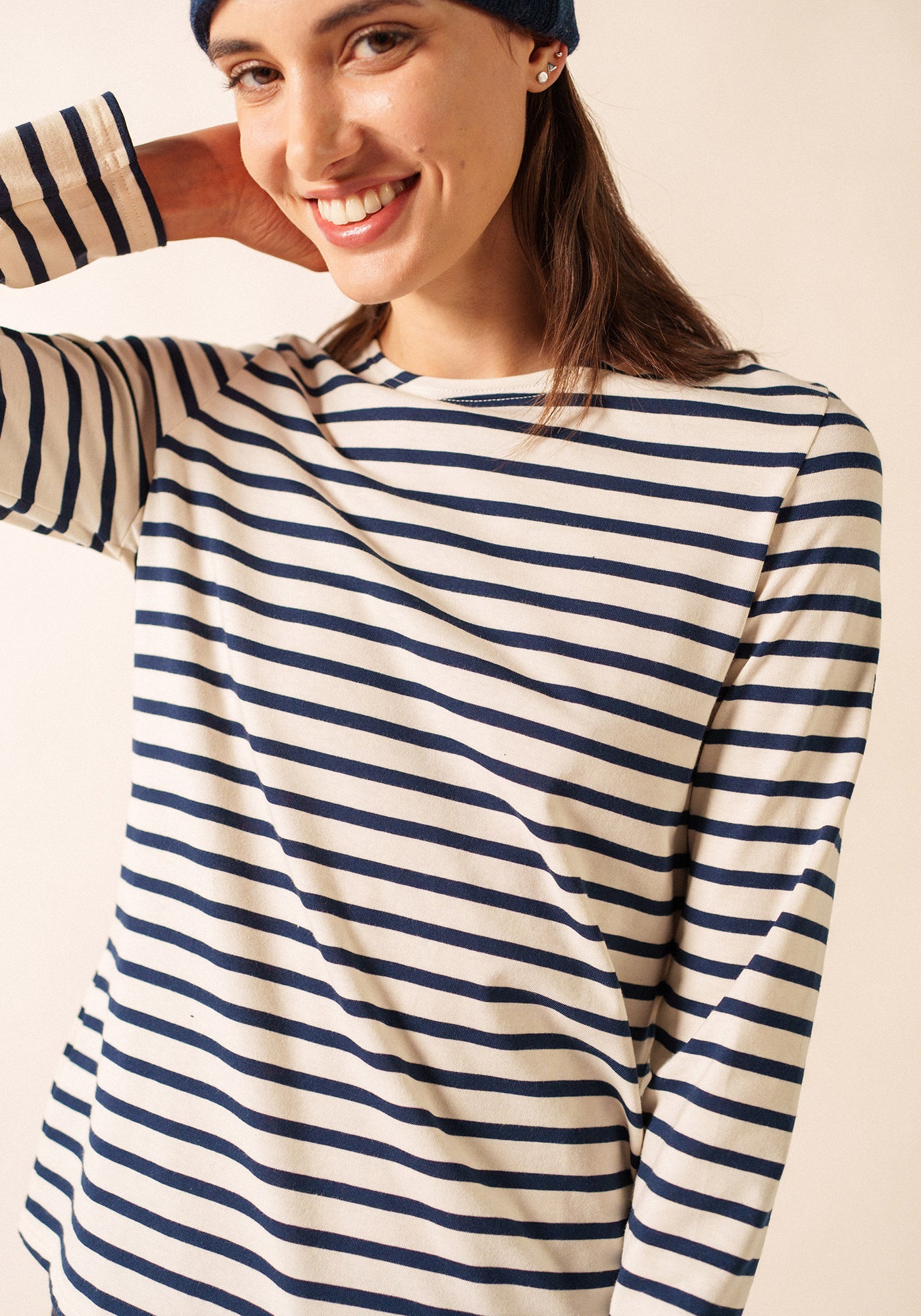 Minquidame Breton shirt (ECRU/MARINE)