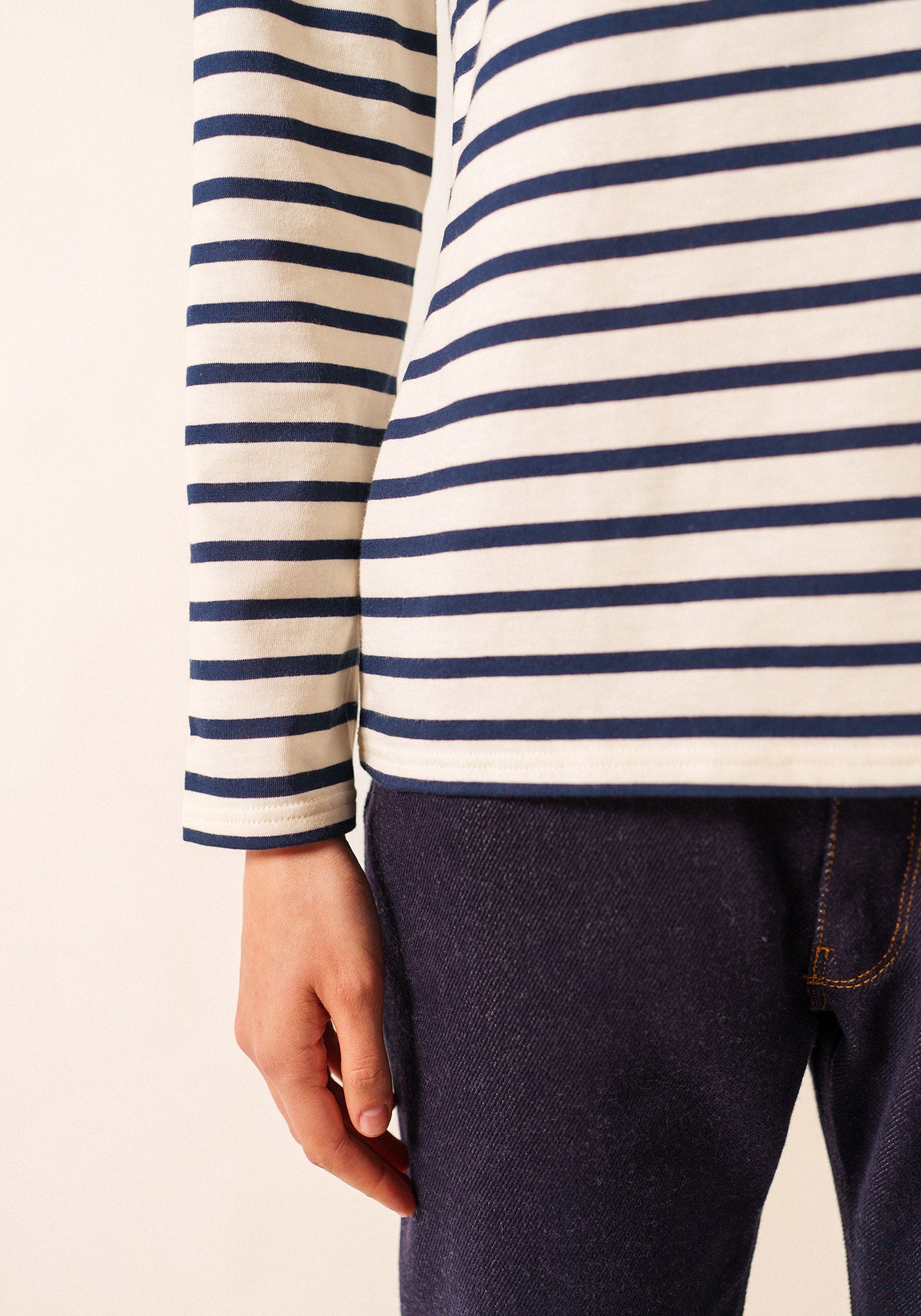 Minquidame Breton shirt (ECRU/MARINE)