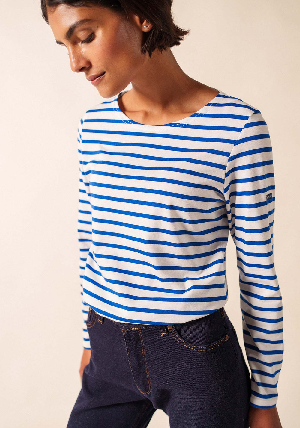 Minquidame Breton shirt (NEIGE/GITANE)