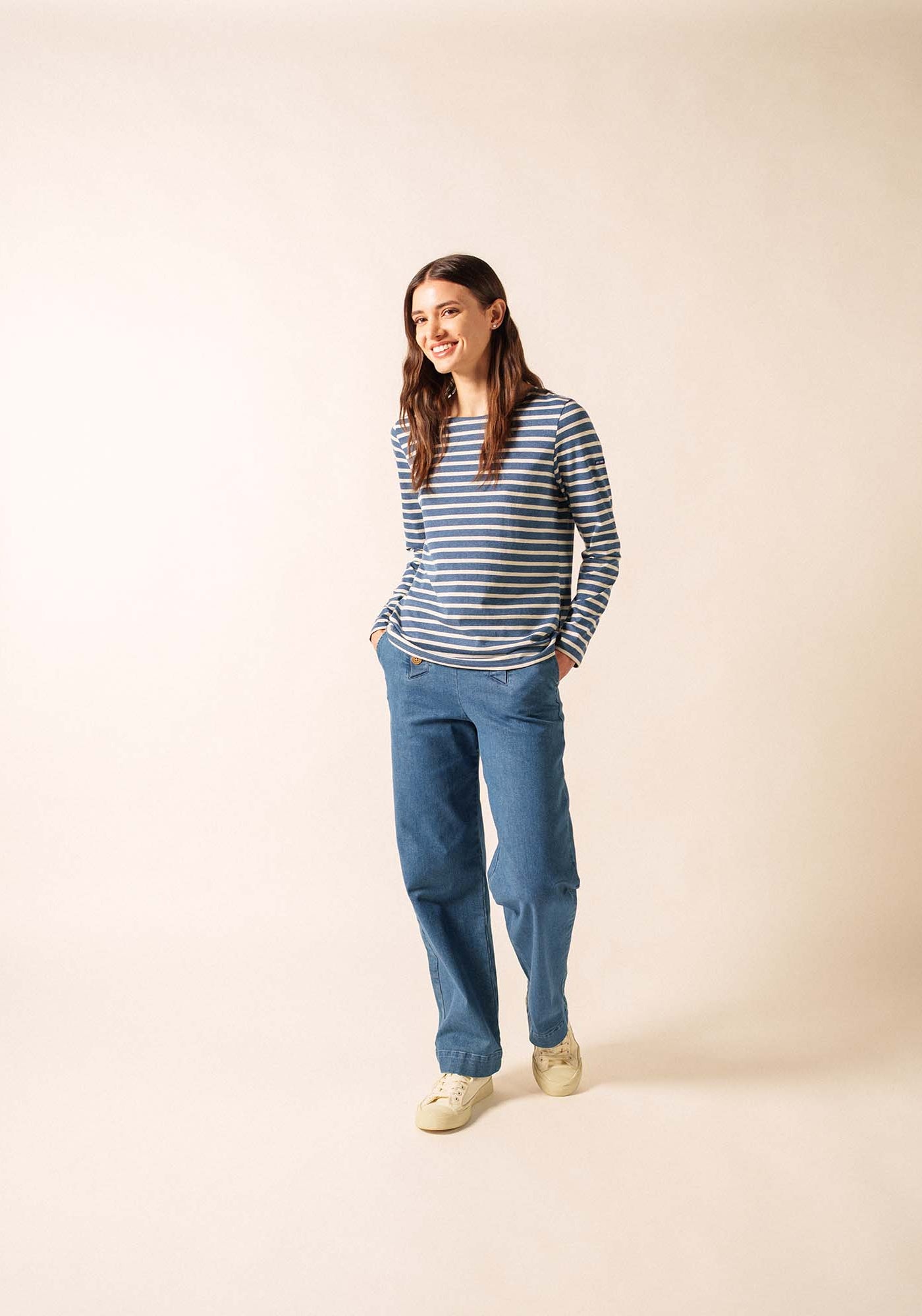 Camisa bretona Minquidame (JEAN/CHANVRE)