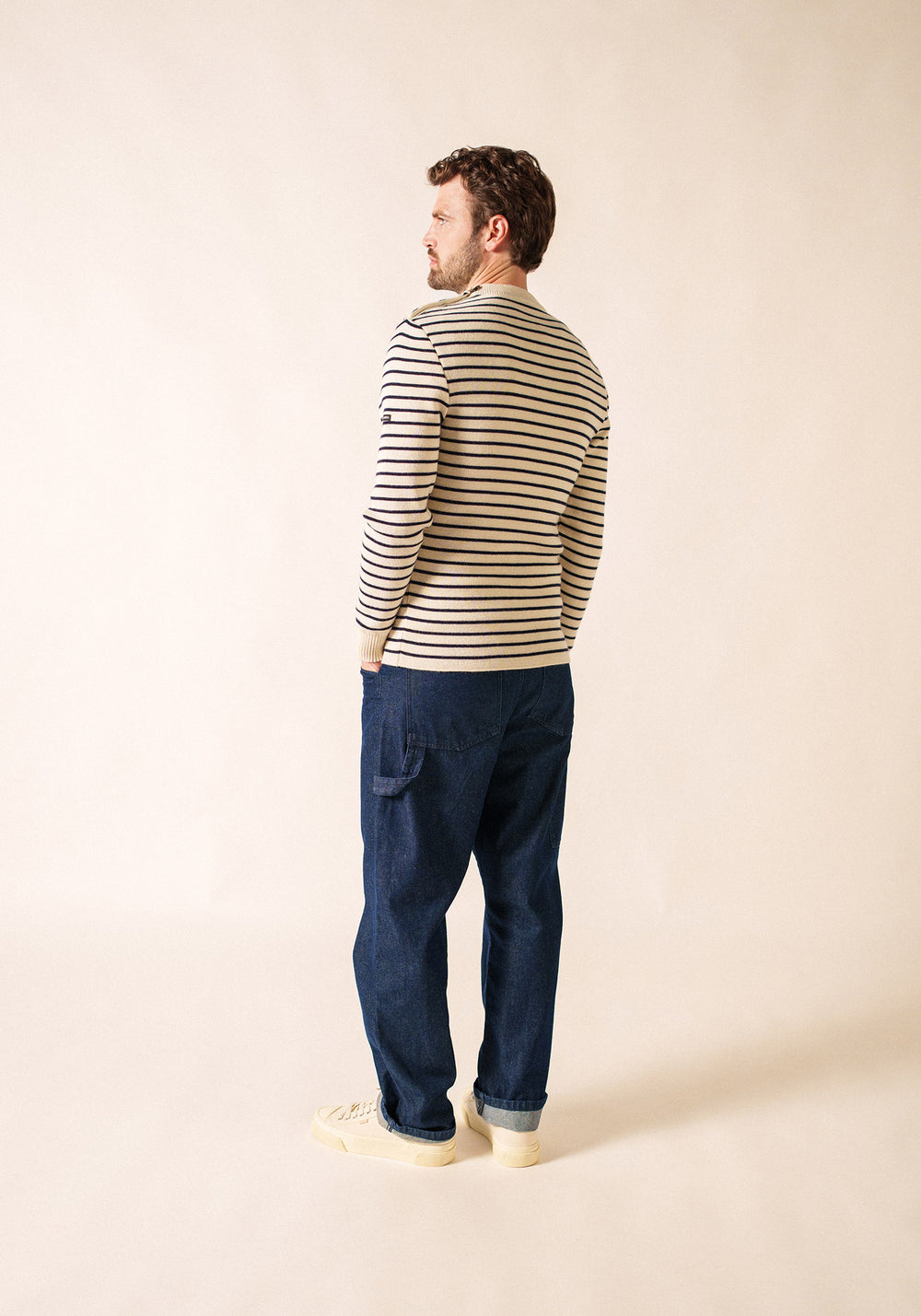 Matelot sailor jumper (ECRU/MARINE)