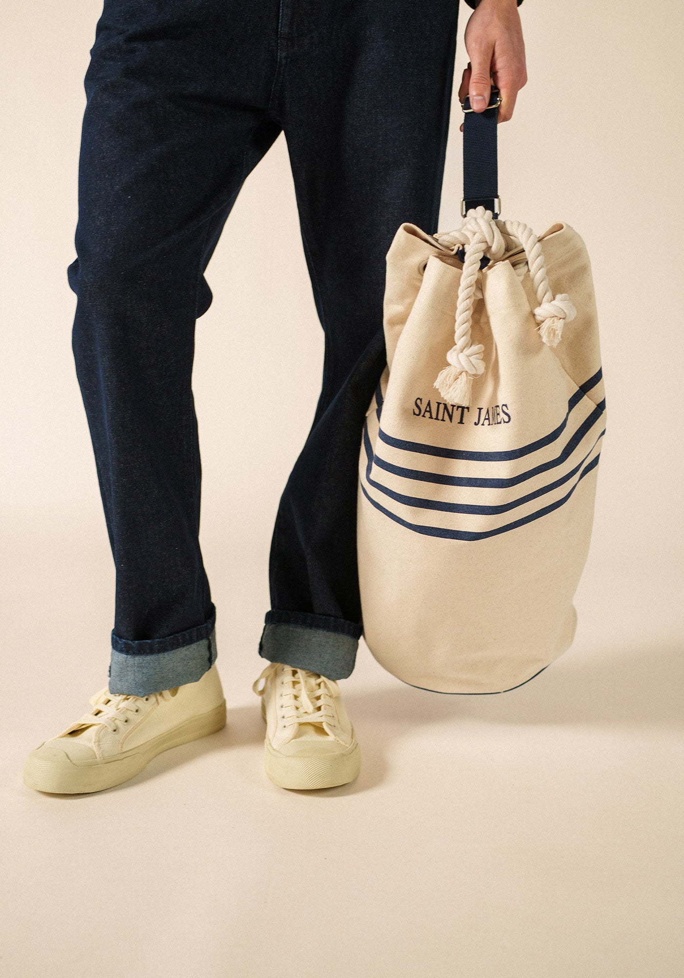 Bolsa de viaje (ECRU/MARINE)