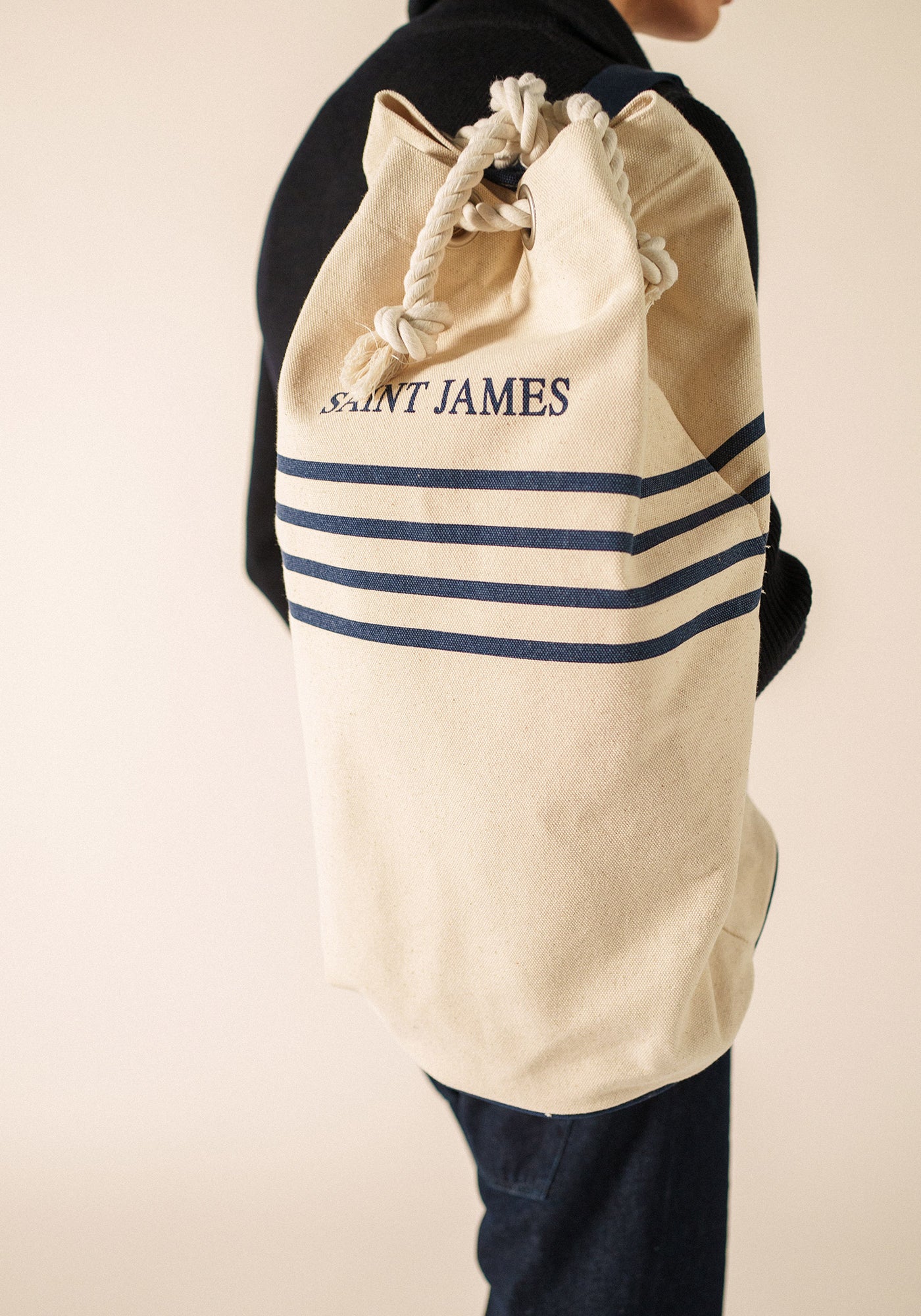 Bolsa de viaje (ECRU/MARINE)