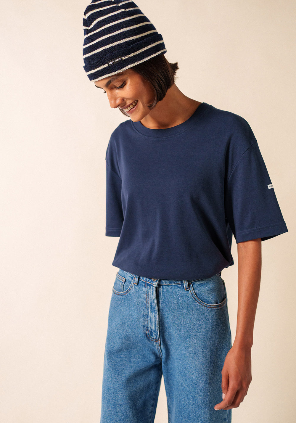 Sailor hat (MARINE/ECRU)