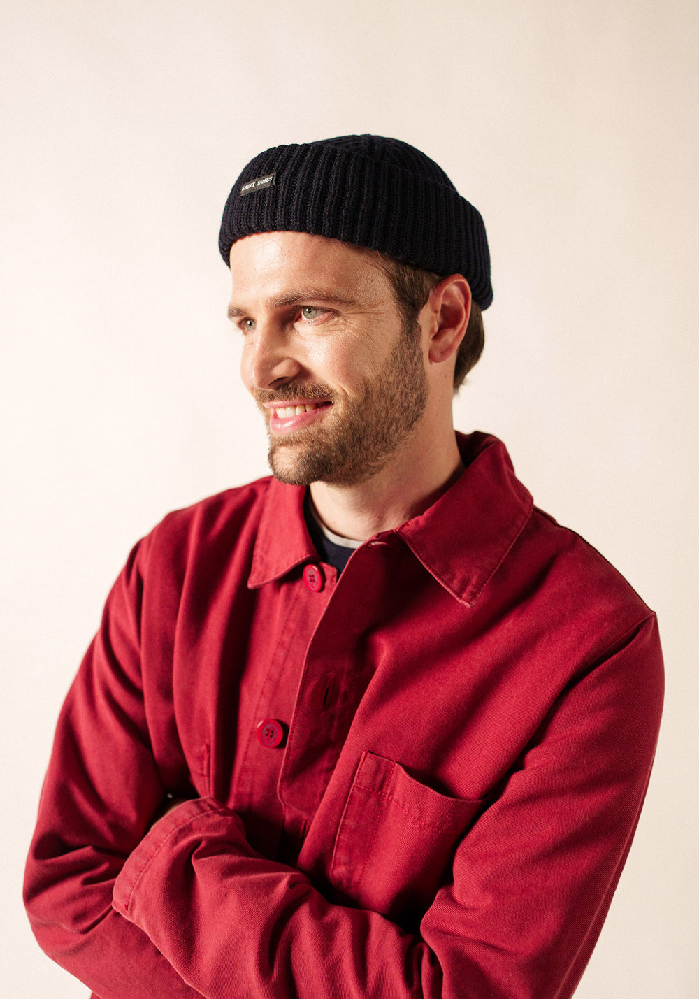 Miki Maille beanie (NAVY)