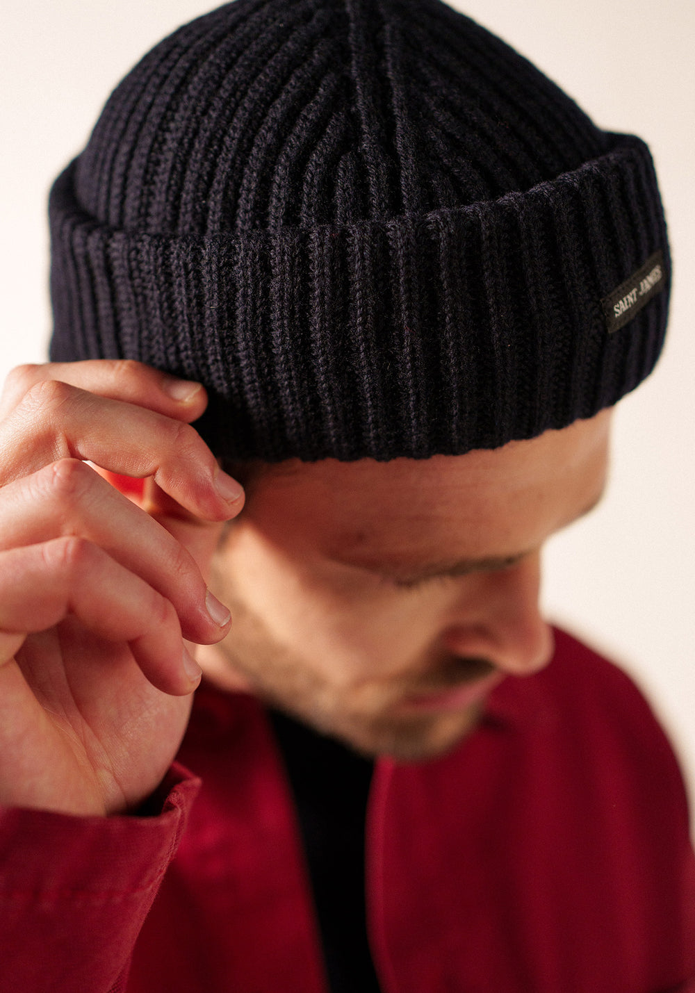 Miki Maille beanie (NAVY)