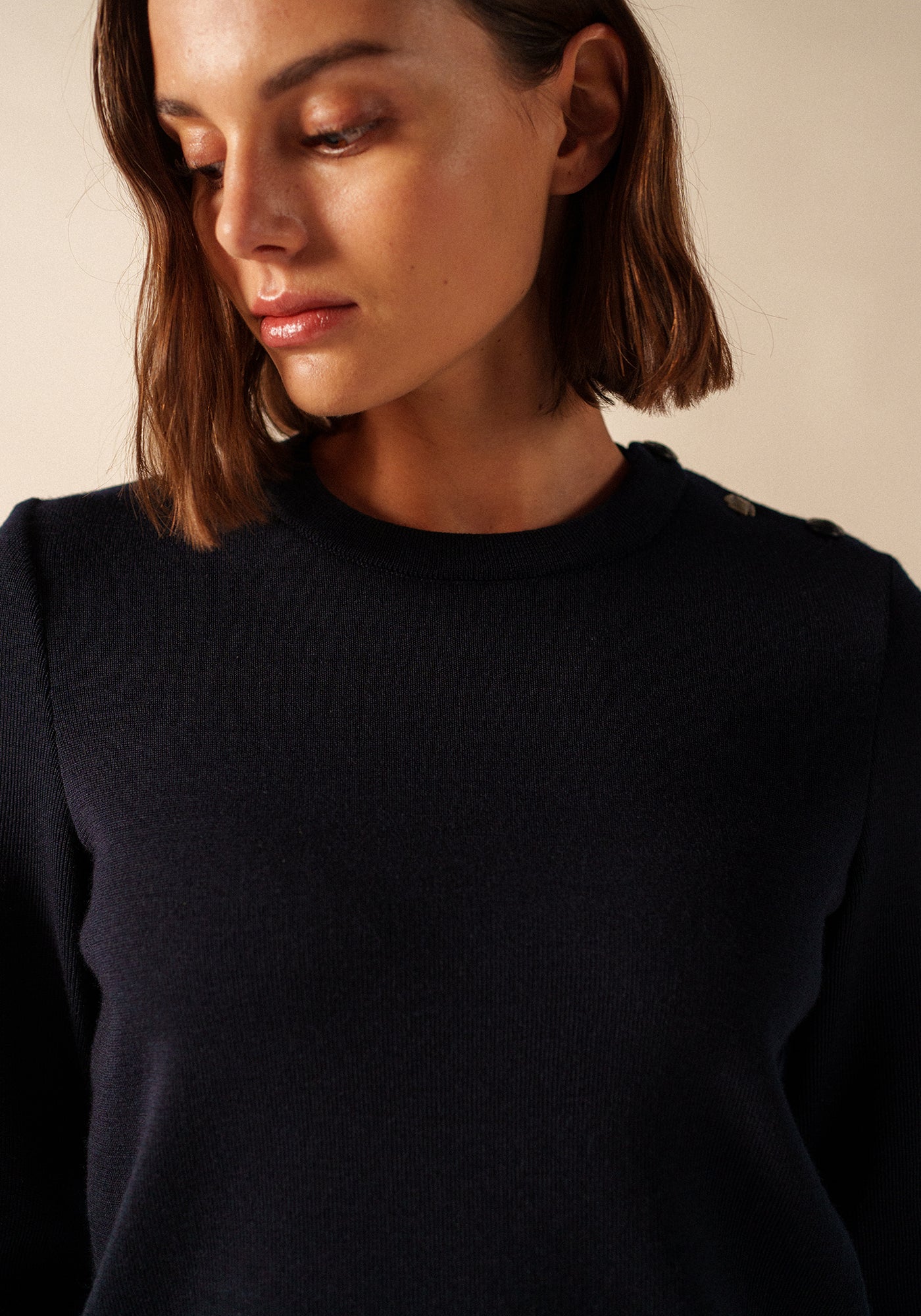 Brégançon Normandie jumper (NAVY/MULTICO)