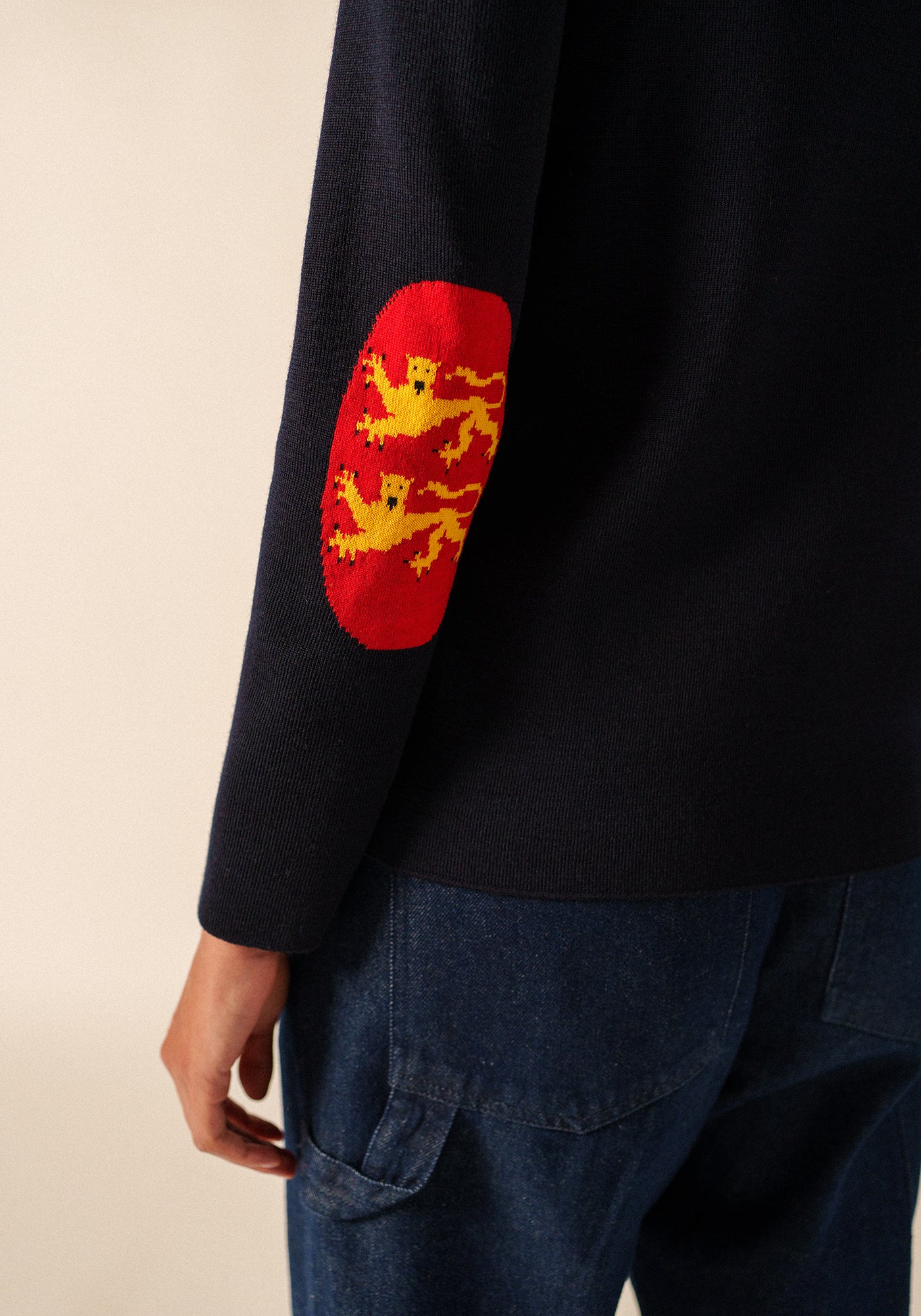 Brégançon Normandie jumper (NAVY/MULTICO)