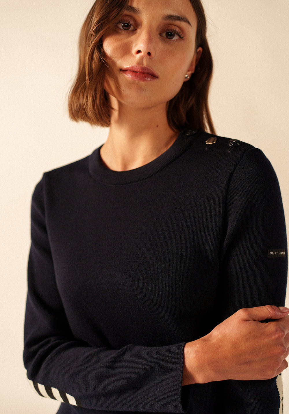 Brégançon Bretagne jumper (NAVY/MULTICO)