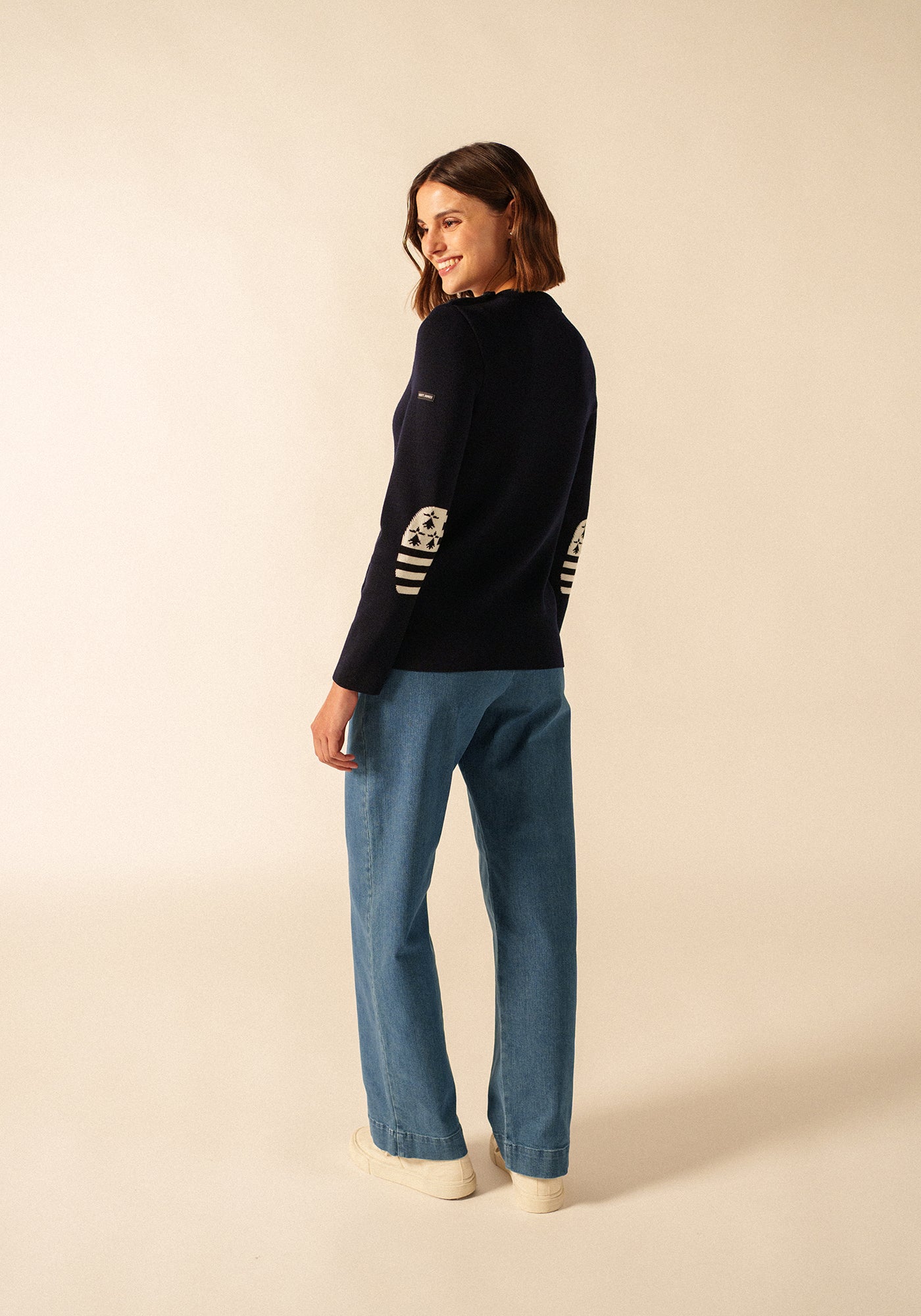 Brégançon Bretagne jumper (NAVY/MULTICO)