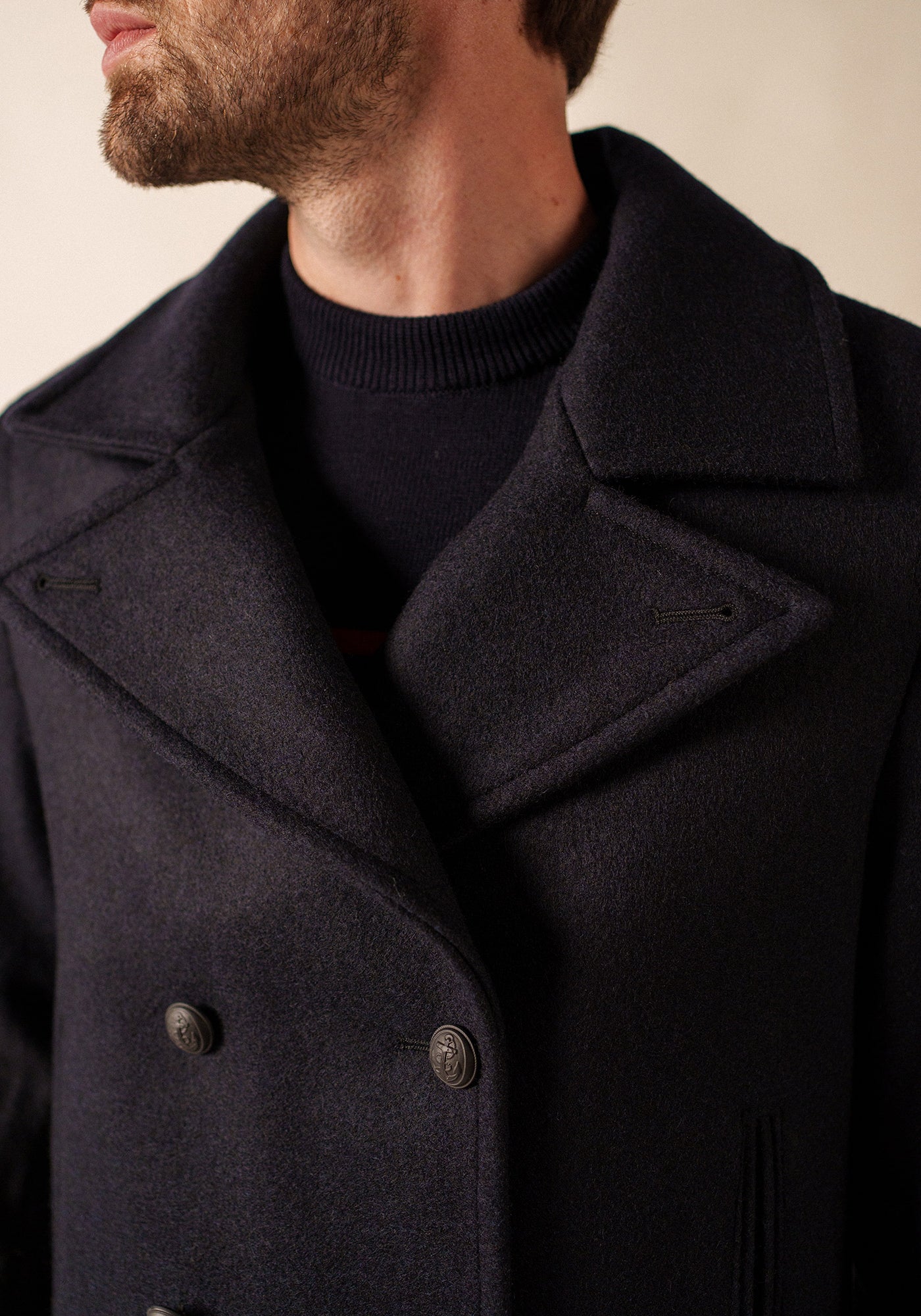 Galion peacoat (NAVY)