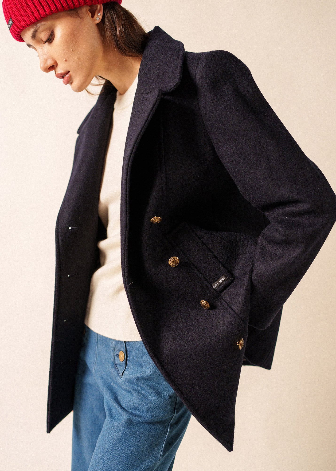 ジャケット・アウター A.P.C. Wool Serge PeaCoat Made in France A.P.C. Rare‼️ Vintage A.P.C Wool Pea Coat Made in France