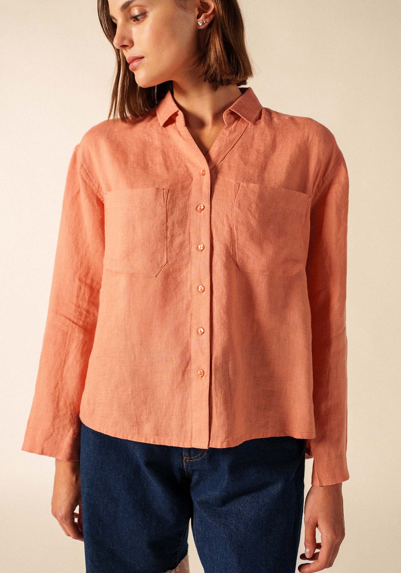 Charlène shirt (ARGILE)