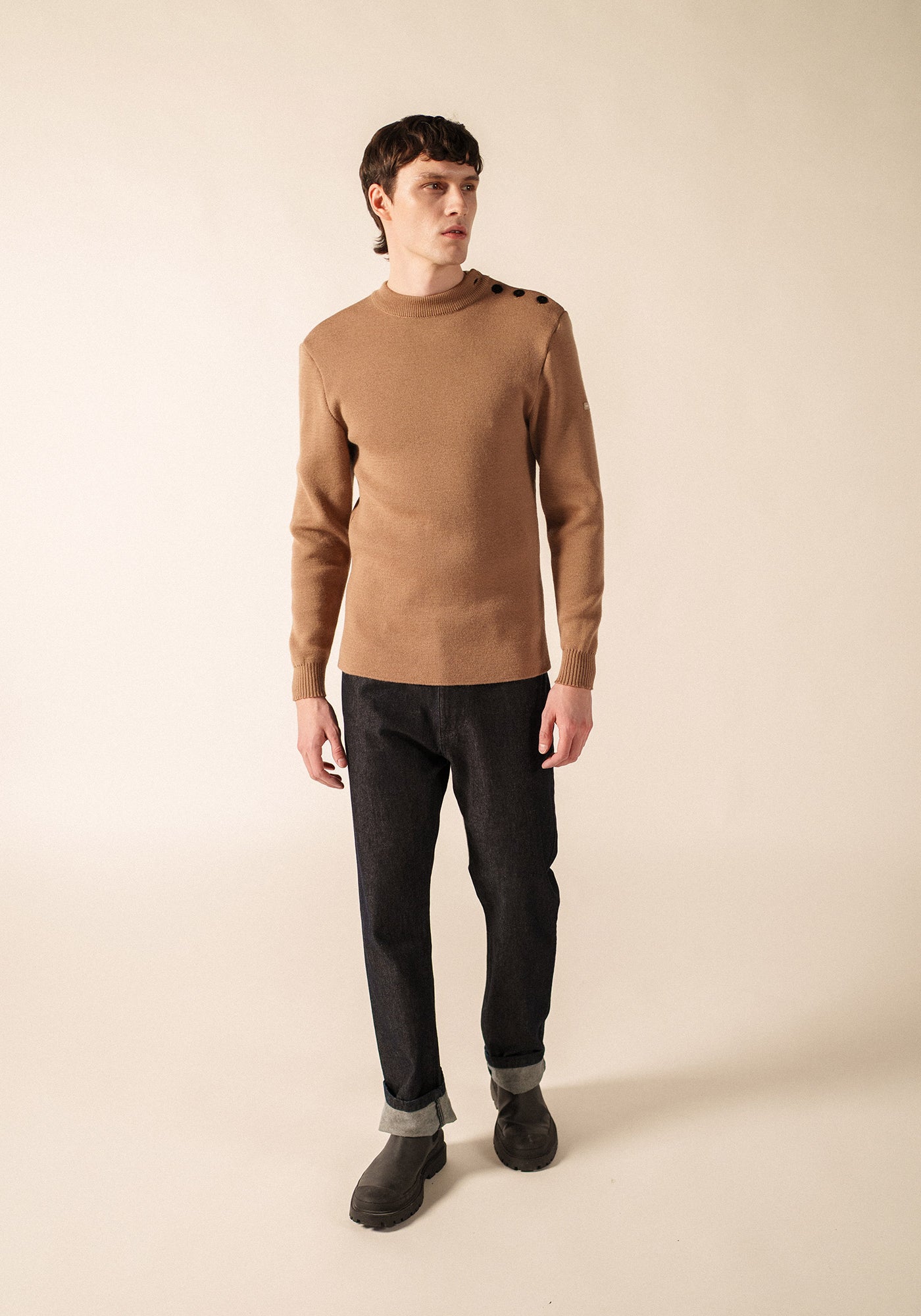 Matelot sailor jumper (BEIGE FONCE)