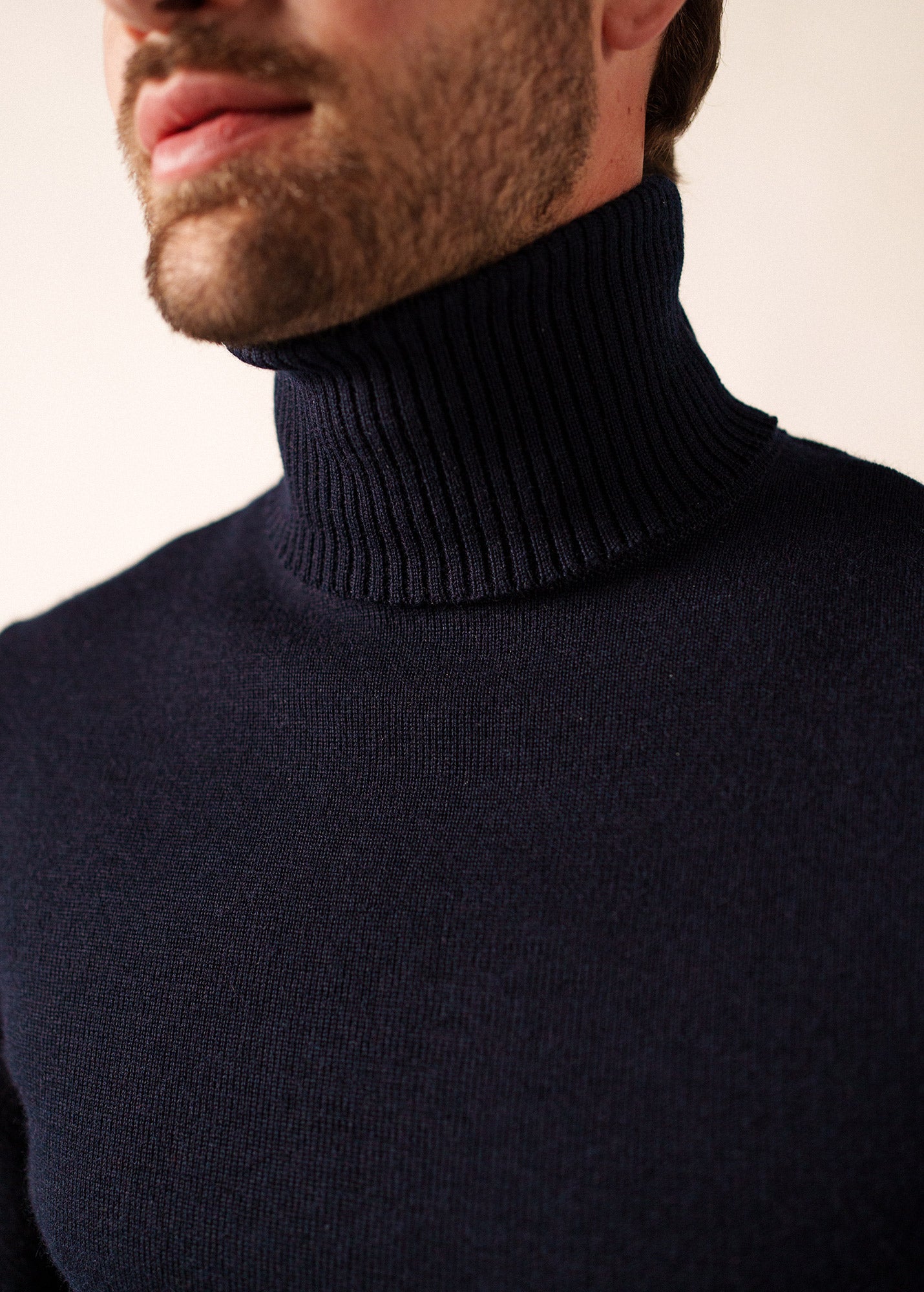 Turtleneck sailor jumper in pure new wool | SAINT JAMES Official