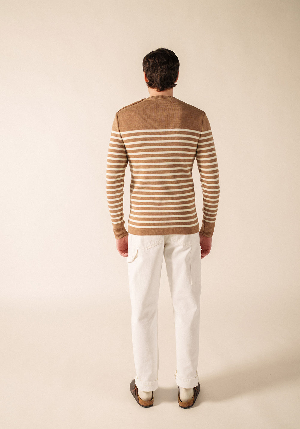 Rochefort sailor jumper (BEIGE FONCE/ECUME)