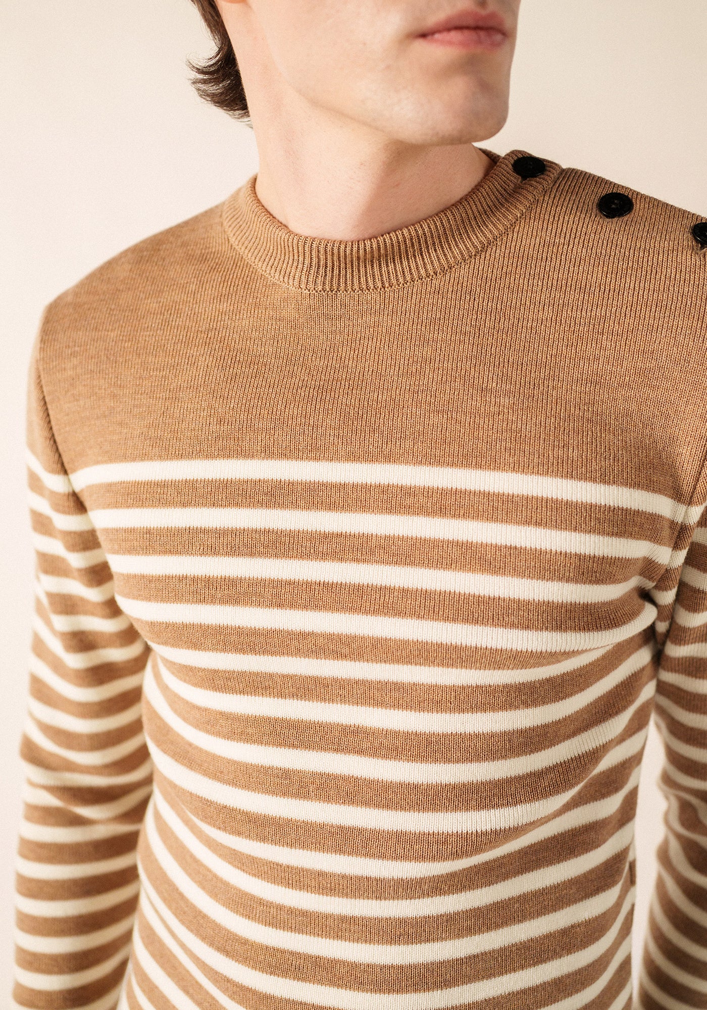 Rochefort sailor jumper (BEIGE FONCE/ECUME)