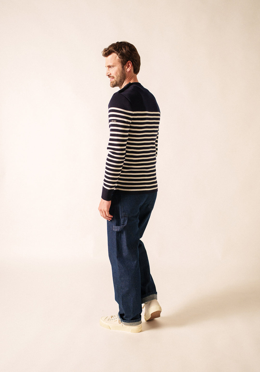 Rochefort sailor jumper (NAVY/ECUME)