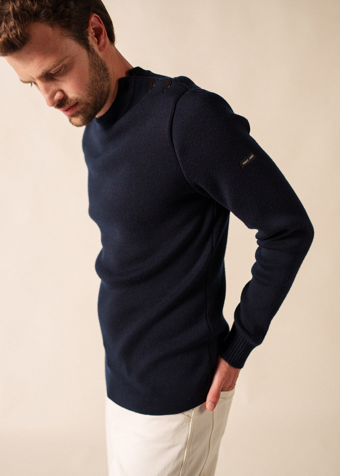 Rochefort sailor jumper slim fit, in merino wool | SAINT JAMES