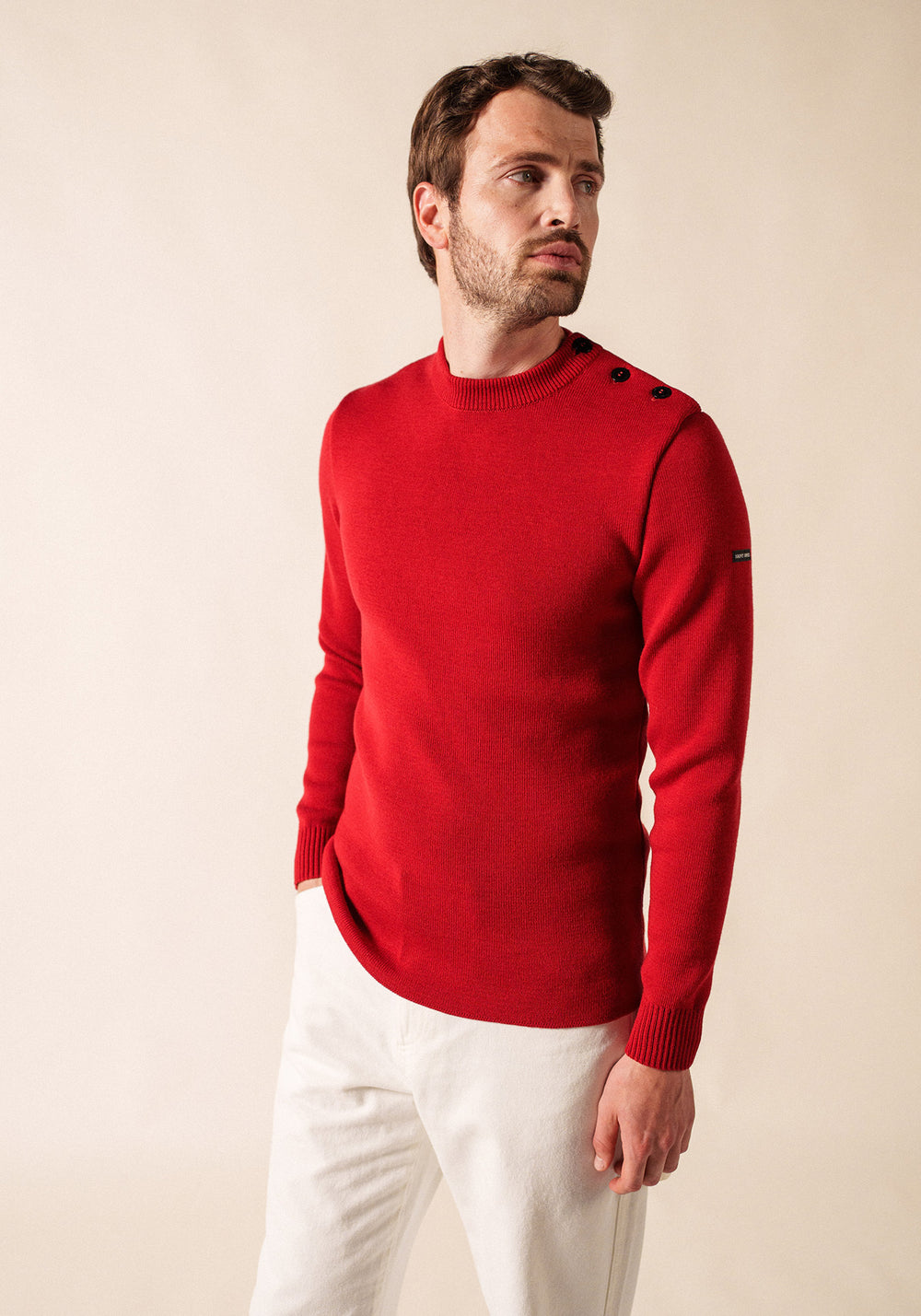 Rochefort sailor jumper - slim fit, in merino wool (MEDOC)