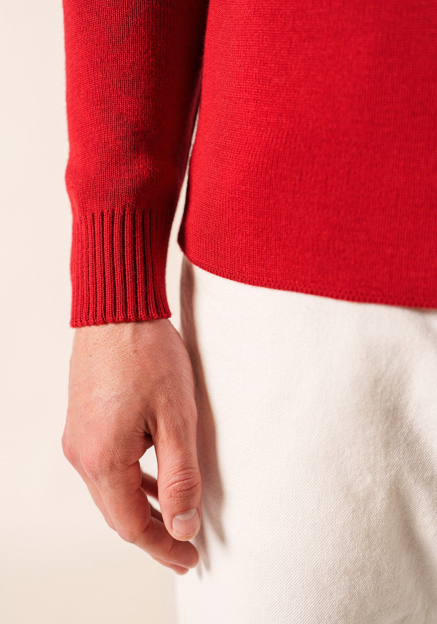 Jersey marinero Rochefort - slim fit, de lana merina (MEDOC)