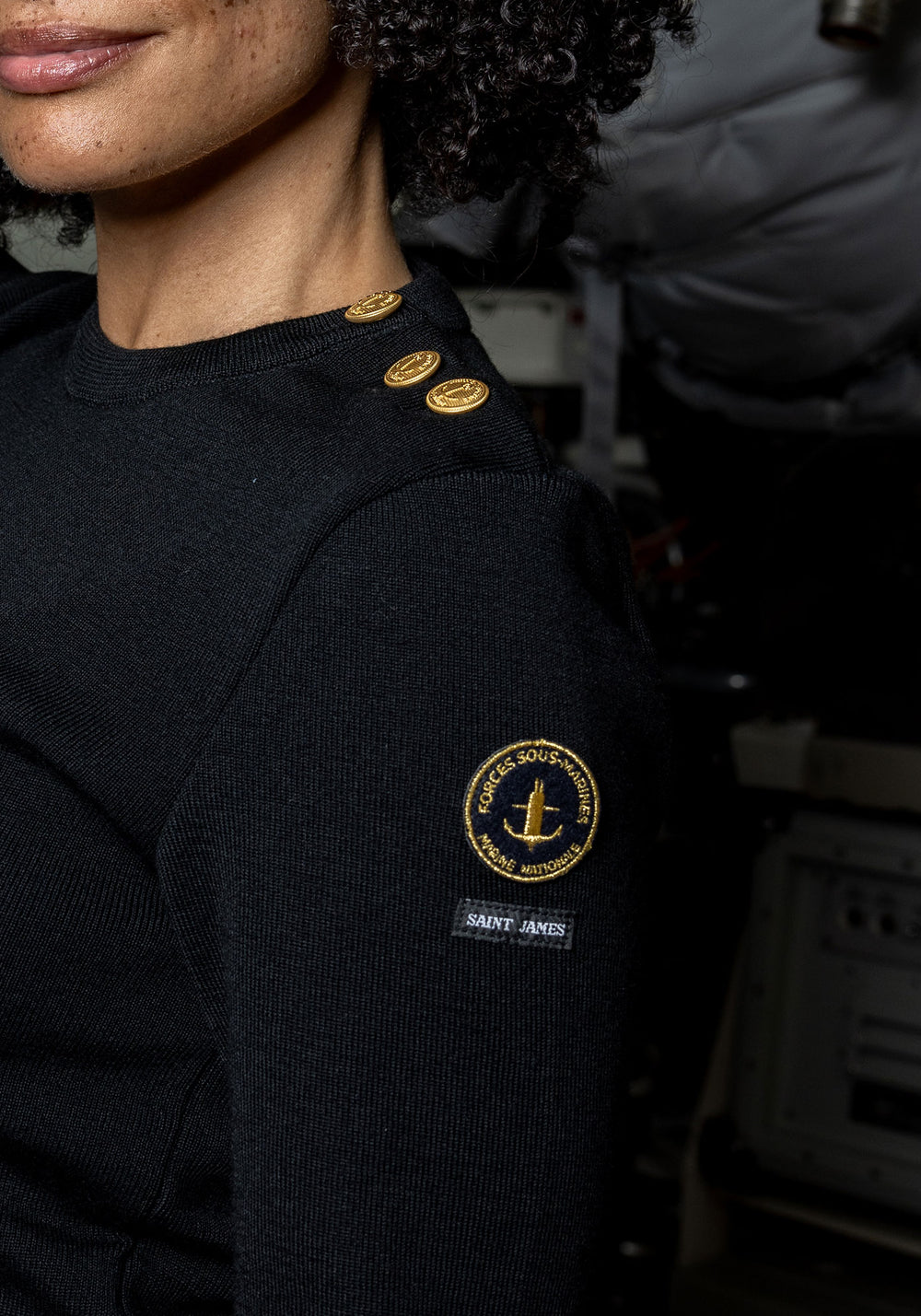 Astrolabe sailor jumper x Marine nationale (NOIR)