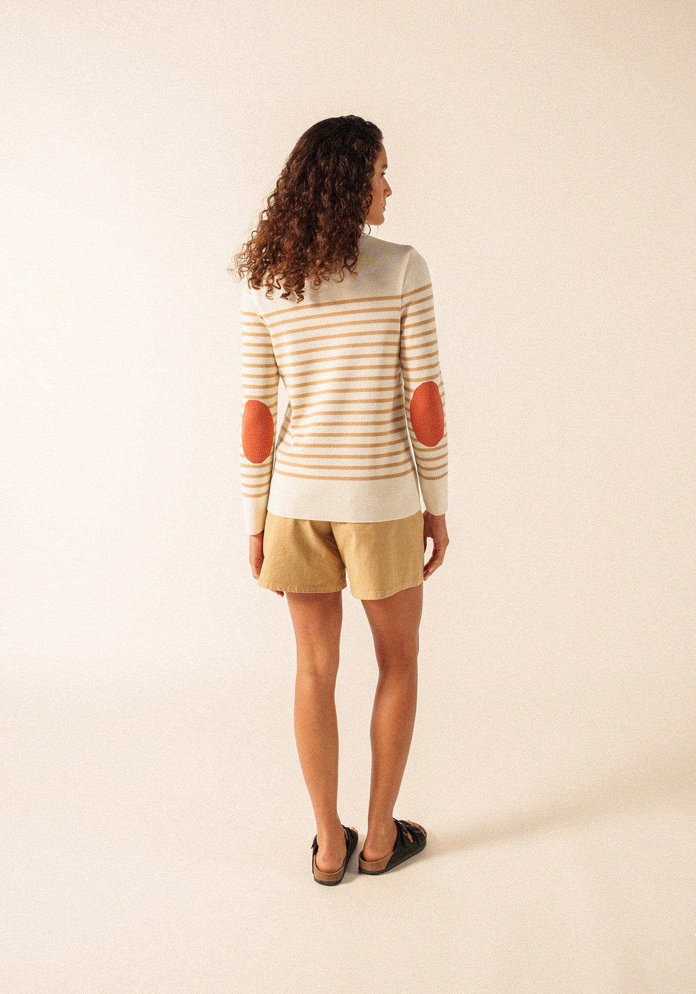 Jersey marinero Brégançon Pop (BLANCO/TOILE/ARGILE)