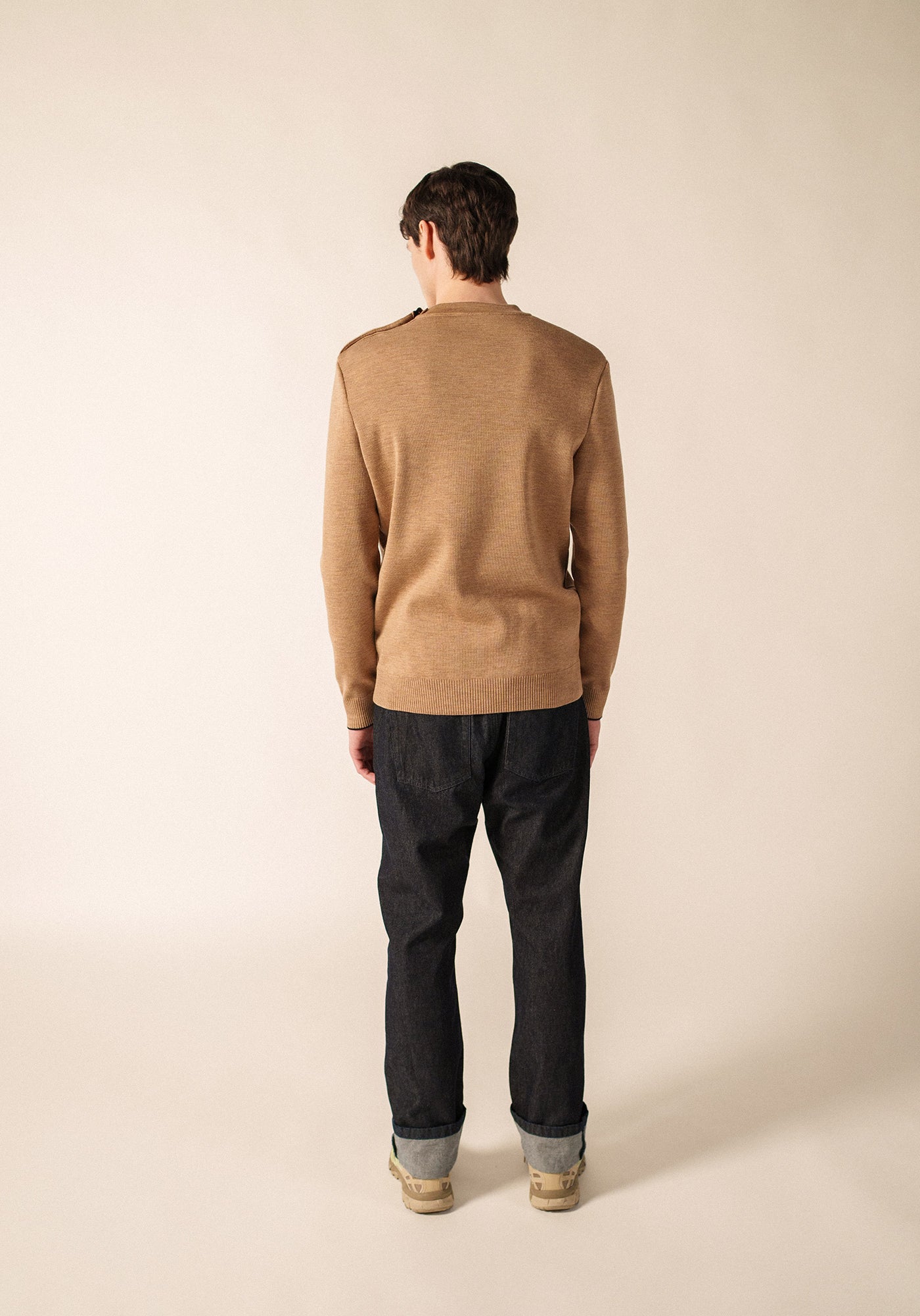 Rives jumper (BEIGE FONCE/NAVY)