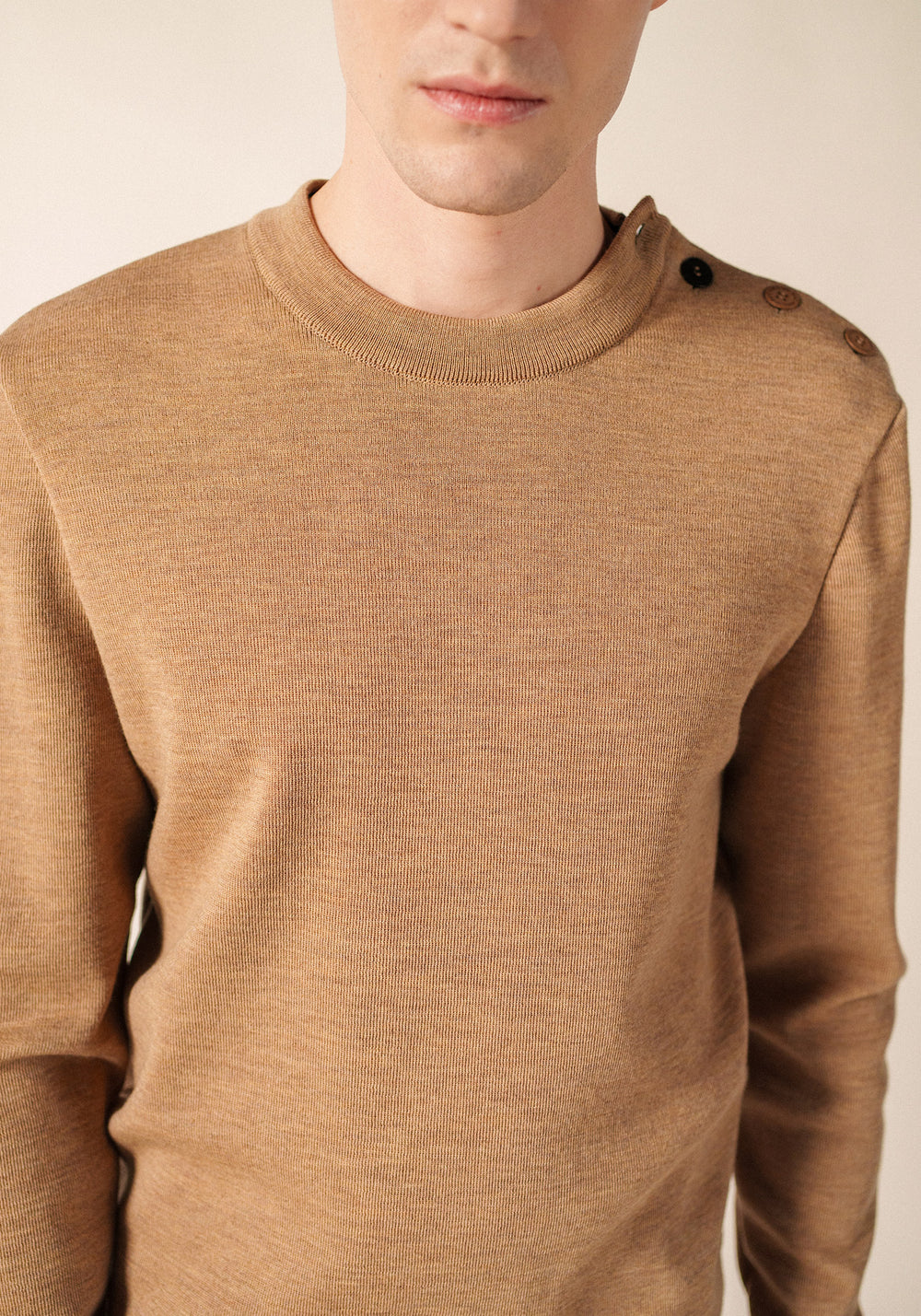 Rives jumper (BEIGE FONCE/NAVY)