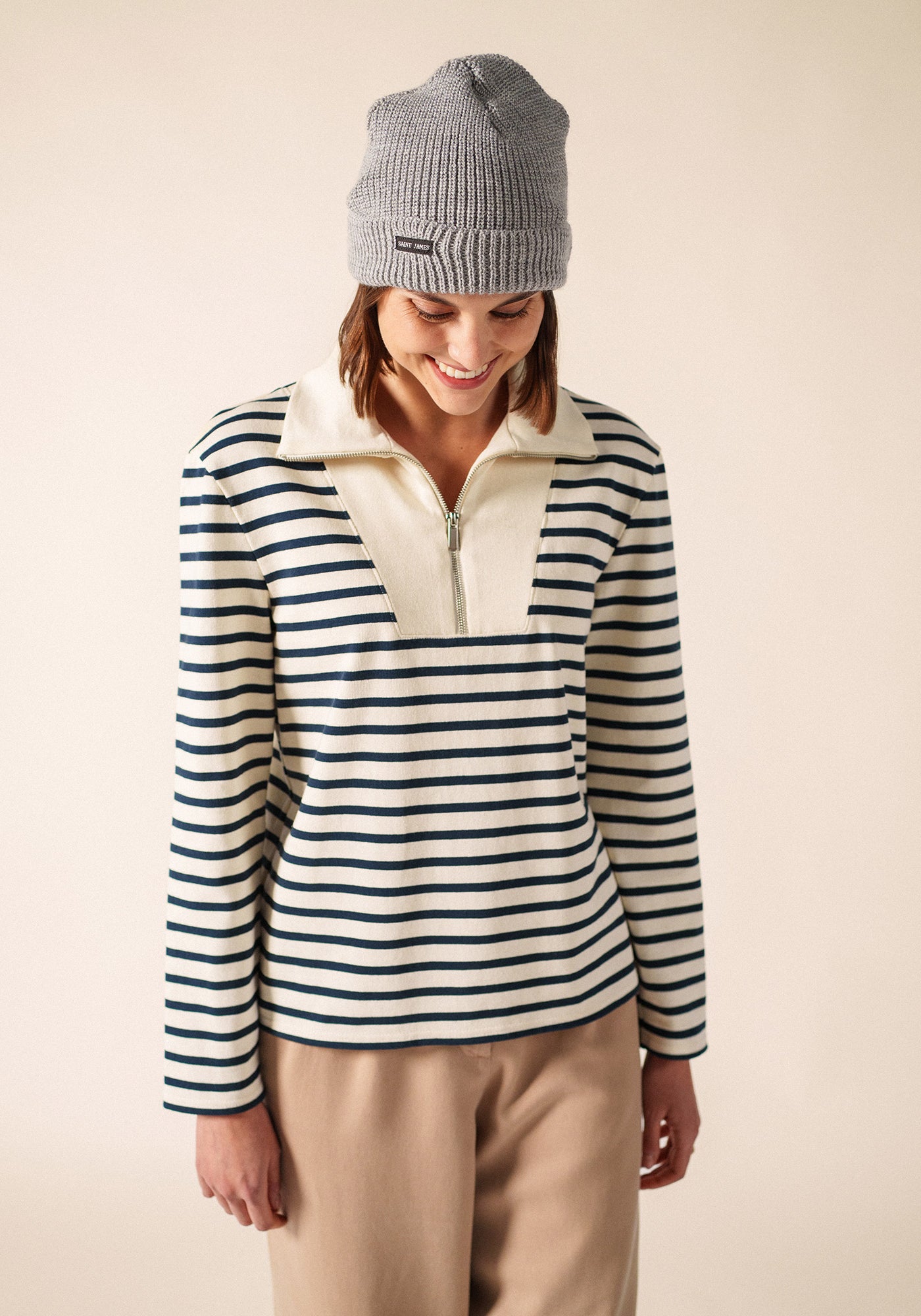 Perlé hat (GRIS CLAIR)