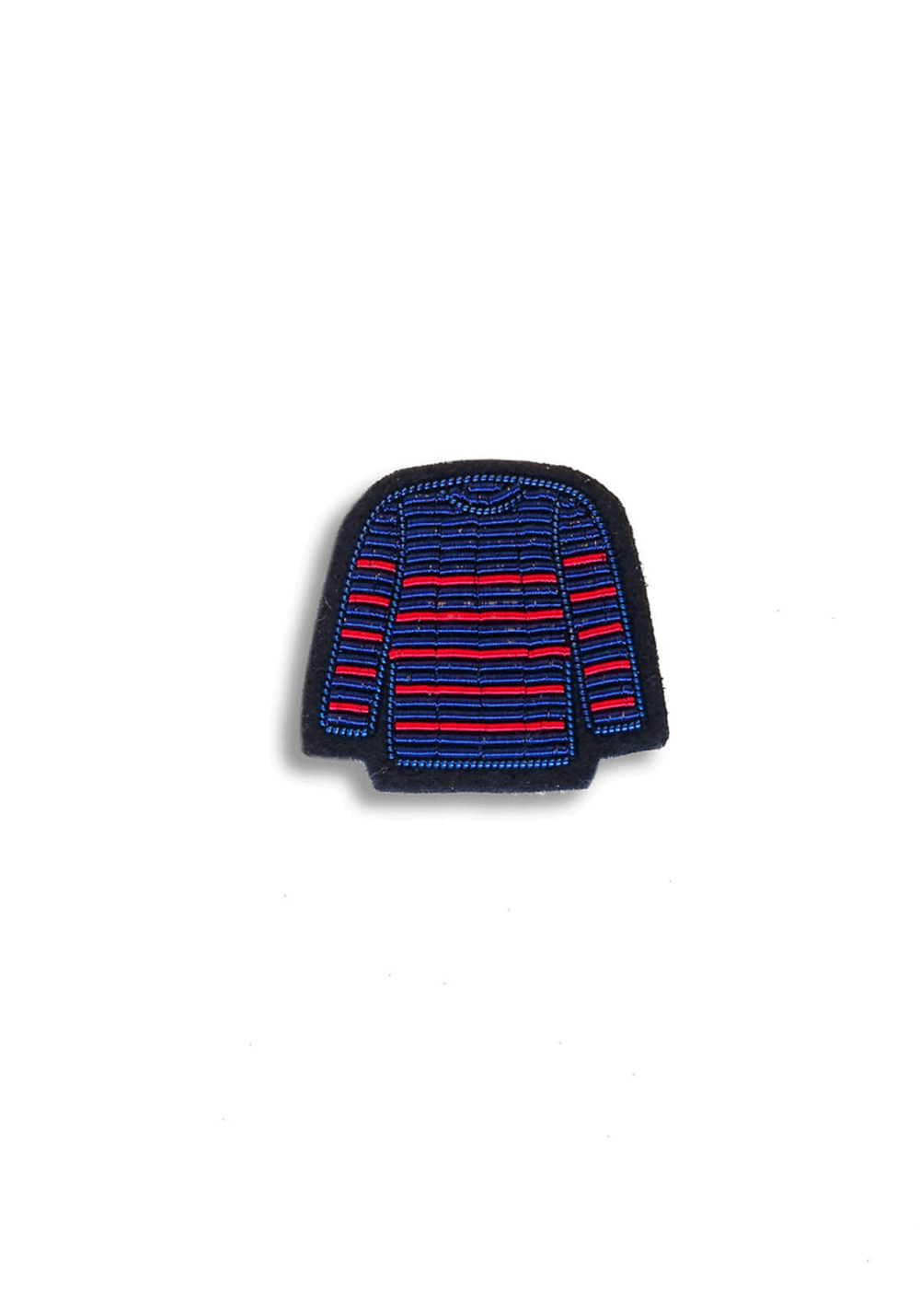 Broche camisa bretona x Macon & Lesquoy (AZUL/ROJO)