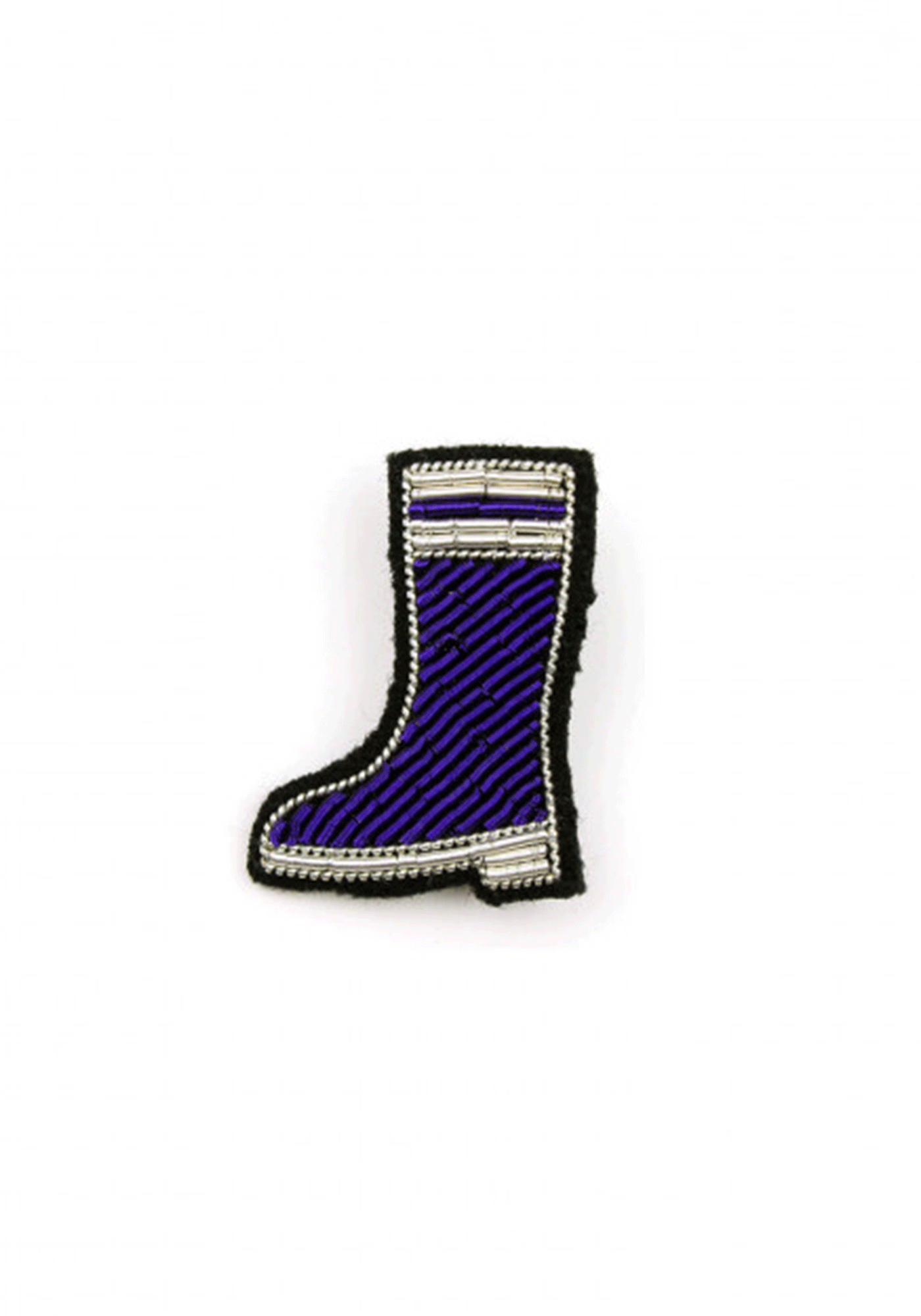 Boot brooch x Macon & Lesquoy (BLEU/BLANC)