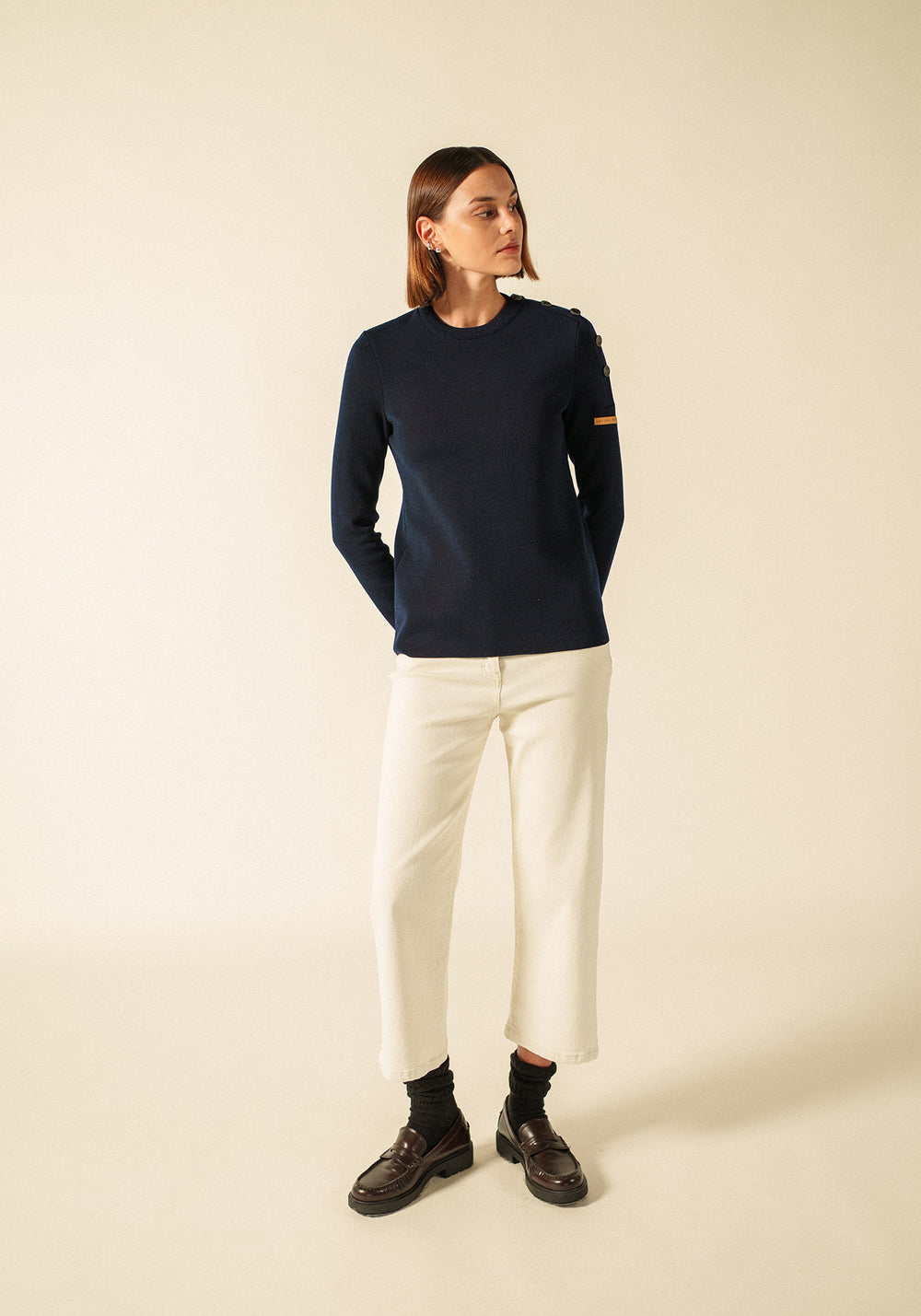 Transmisión jumper x Atelier Tuffery (MARINE)