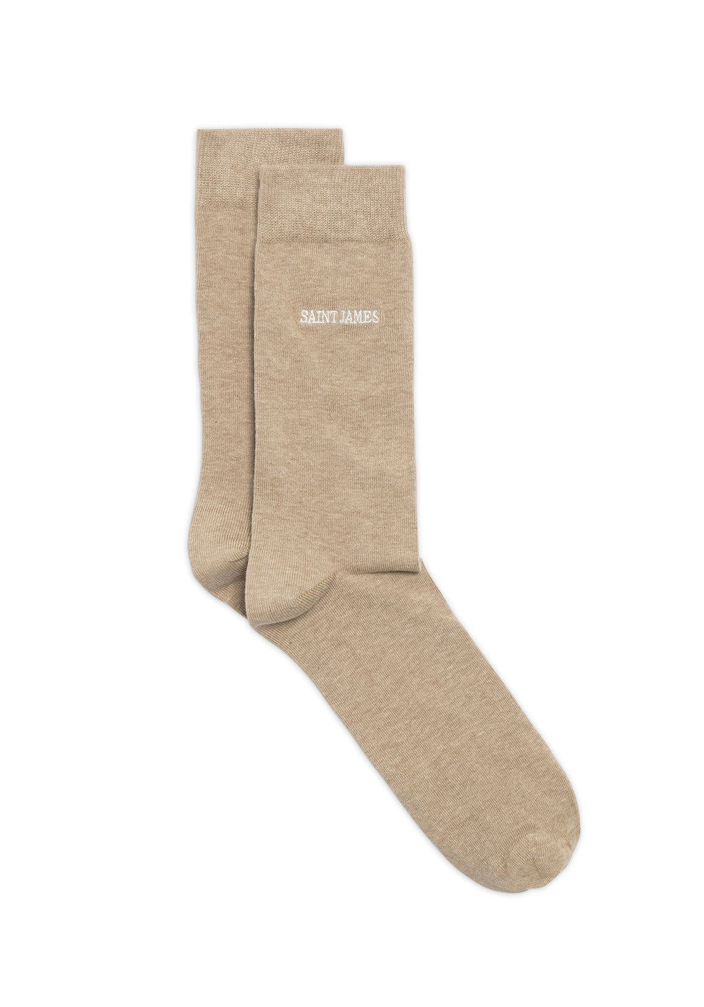 Embroidered socks (BEIGE CHINE)