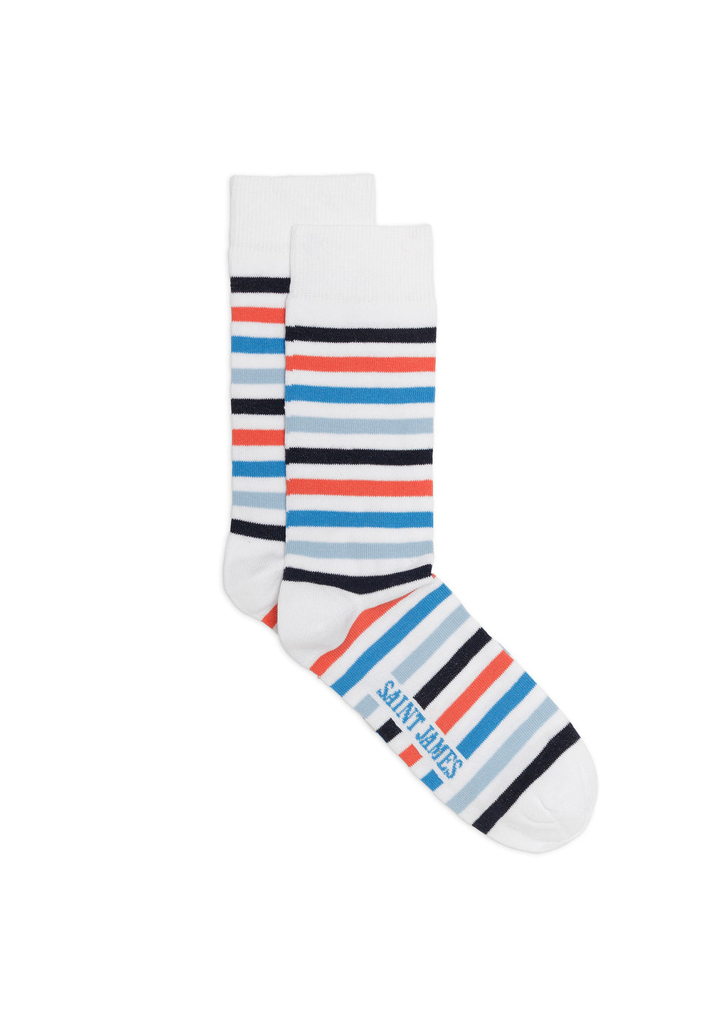 Calcetines multicolores (BLANC/FLOT)