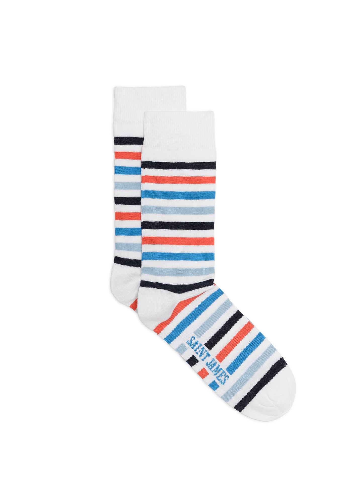 Calcetines multicolores (BLANC/FLOT)