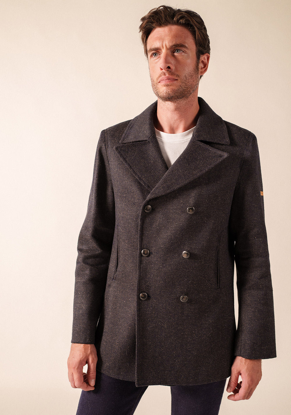 Héritage men peacoat x Atelier Tuffery (MARINE/CHANVRE)